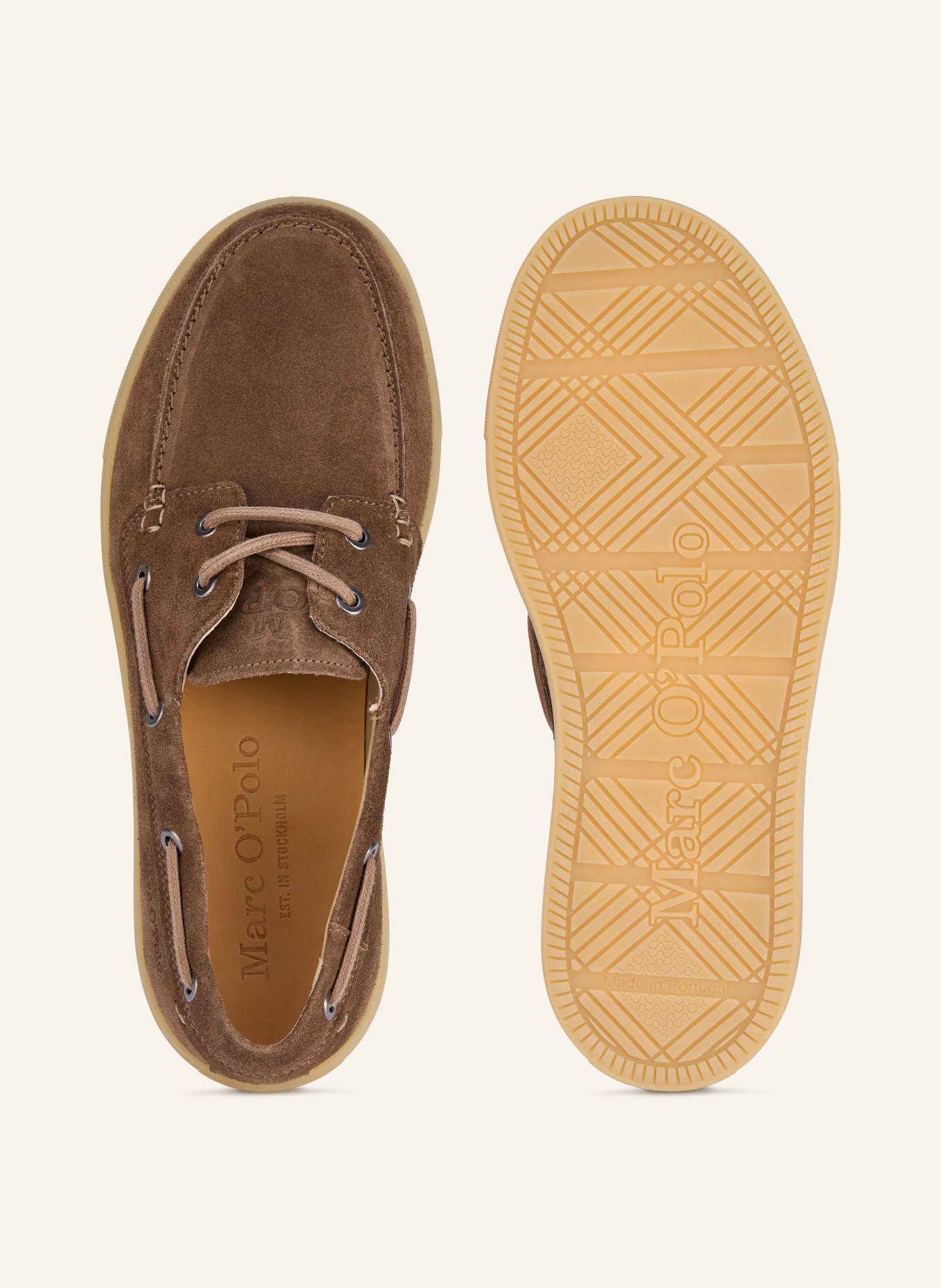 Marc O'Polo Bootsschoenen KARO: BRUIN