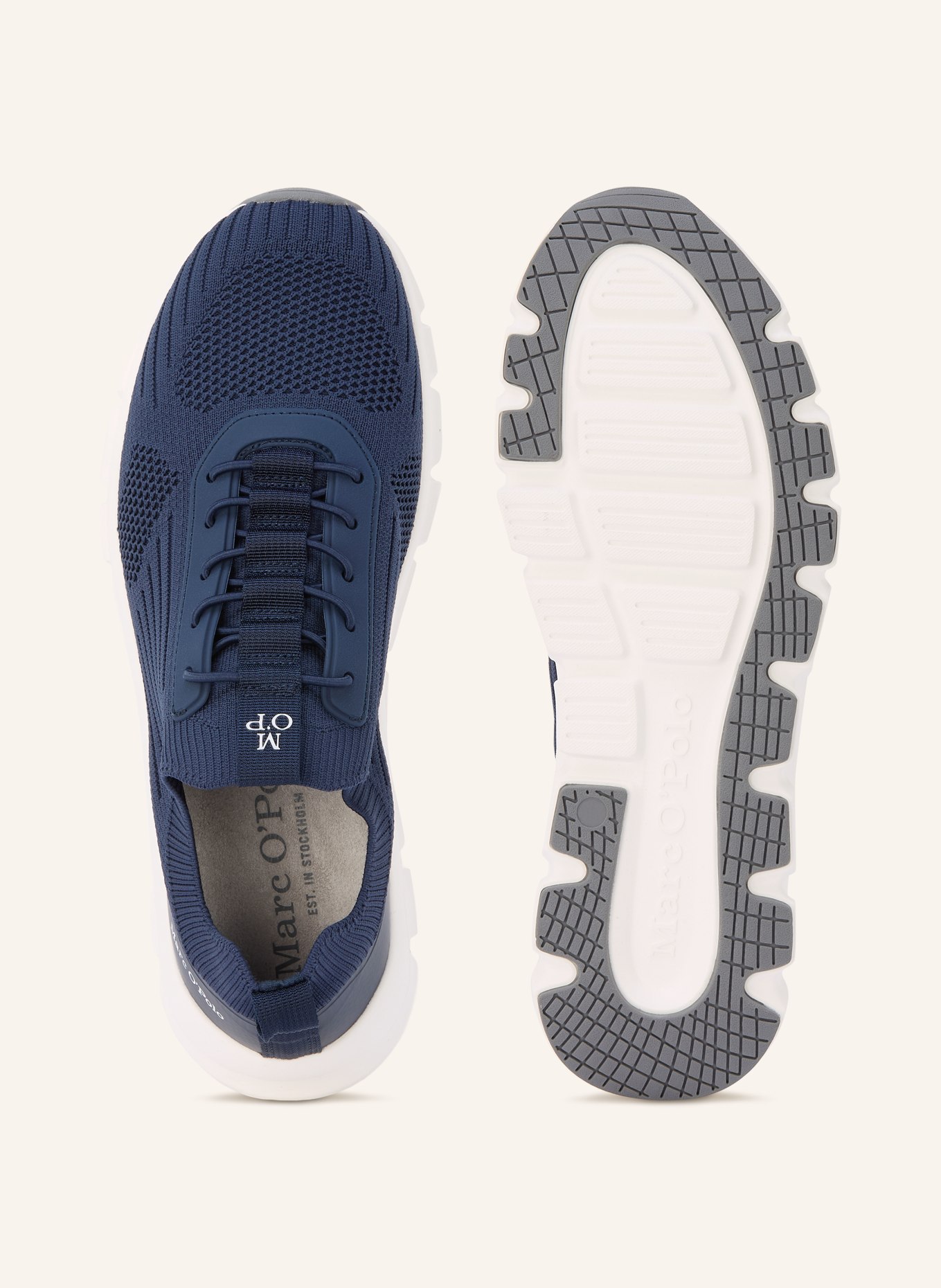 Marc O'Polo Slip-on-sneaker OLIVER: DONKERBLAUW