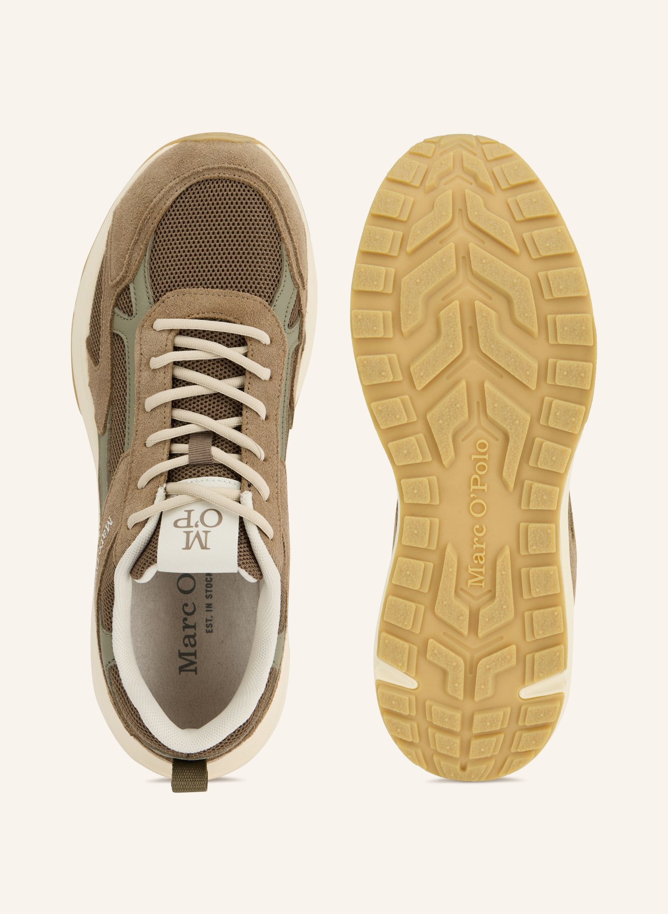 Marc O'Polo Sneaker LOUIS: KHAKI / BRAUN / OLIV