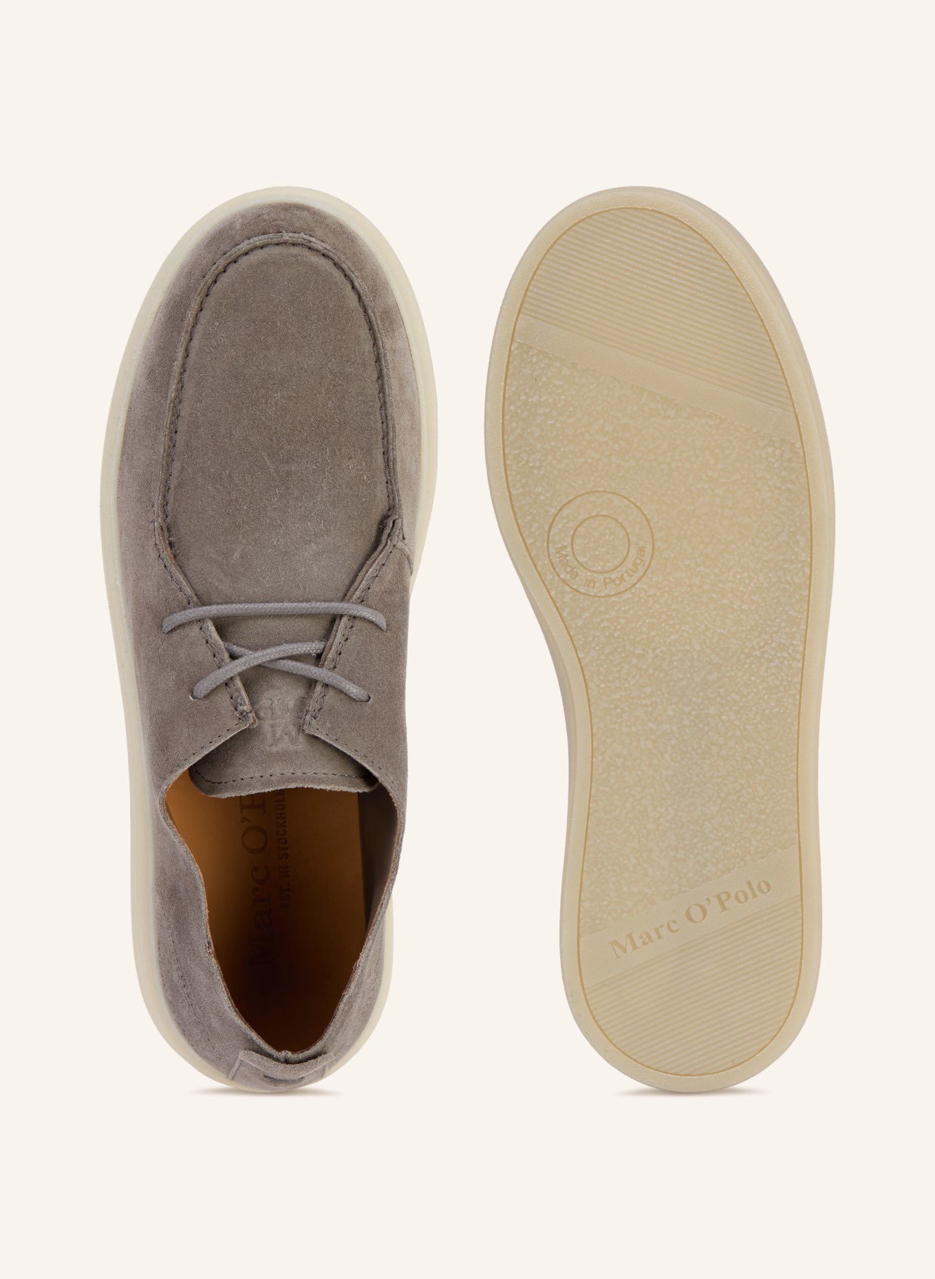 Marc O'Polo sznurowane: SZAROBRĄZOWY