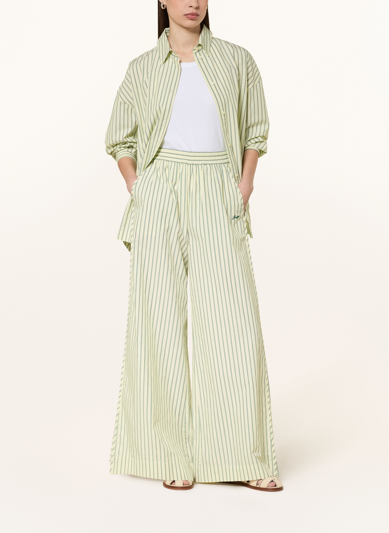 BOSS Hose TIPLYN: HELLGRÜN / DUNKELGRÜN