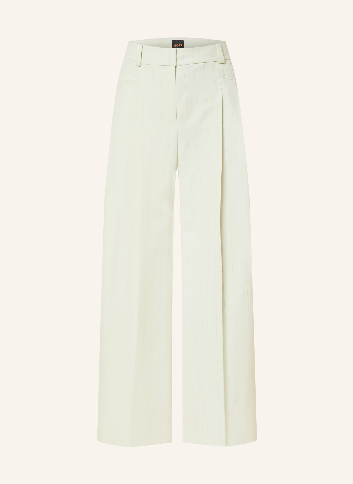 BOSS Marlenehose TAKORA: HELLGRÜN / GRÜN