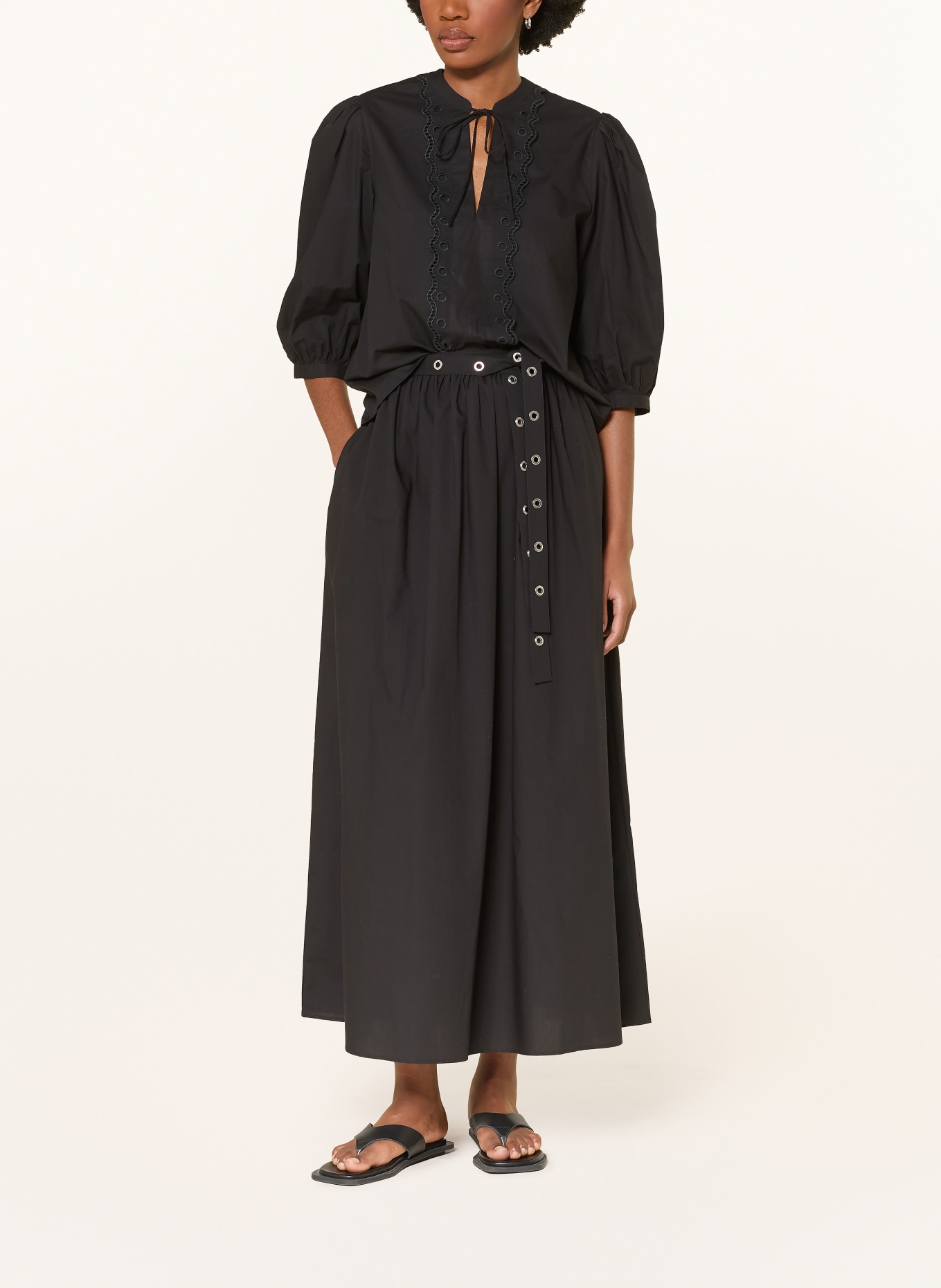 BOSS Skirt VIDOL: BLACK