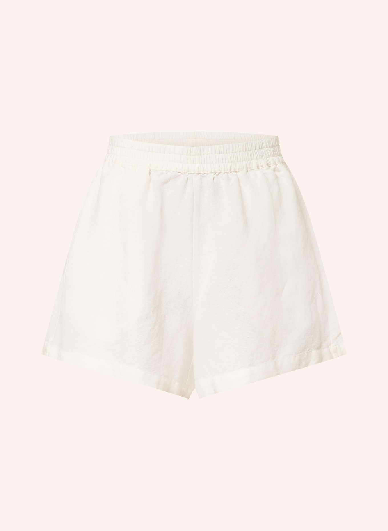 BOSS Shorts TALLAN met linnen: ECRU