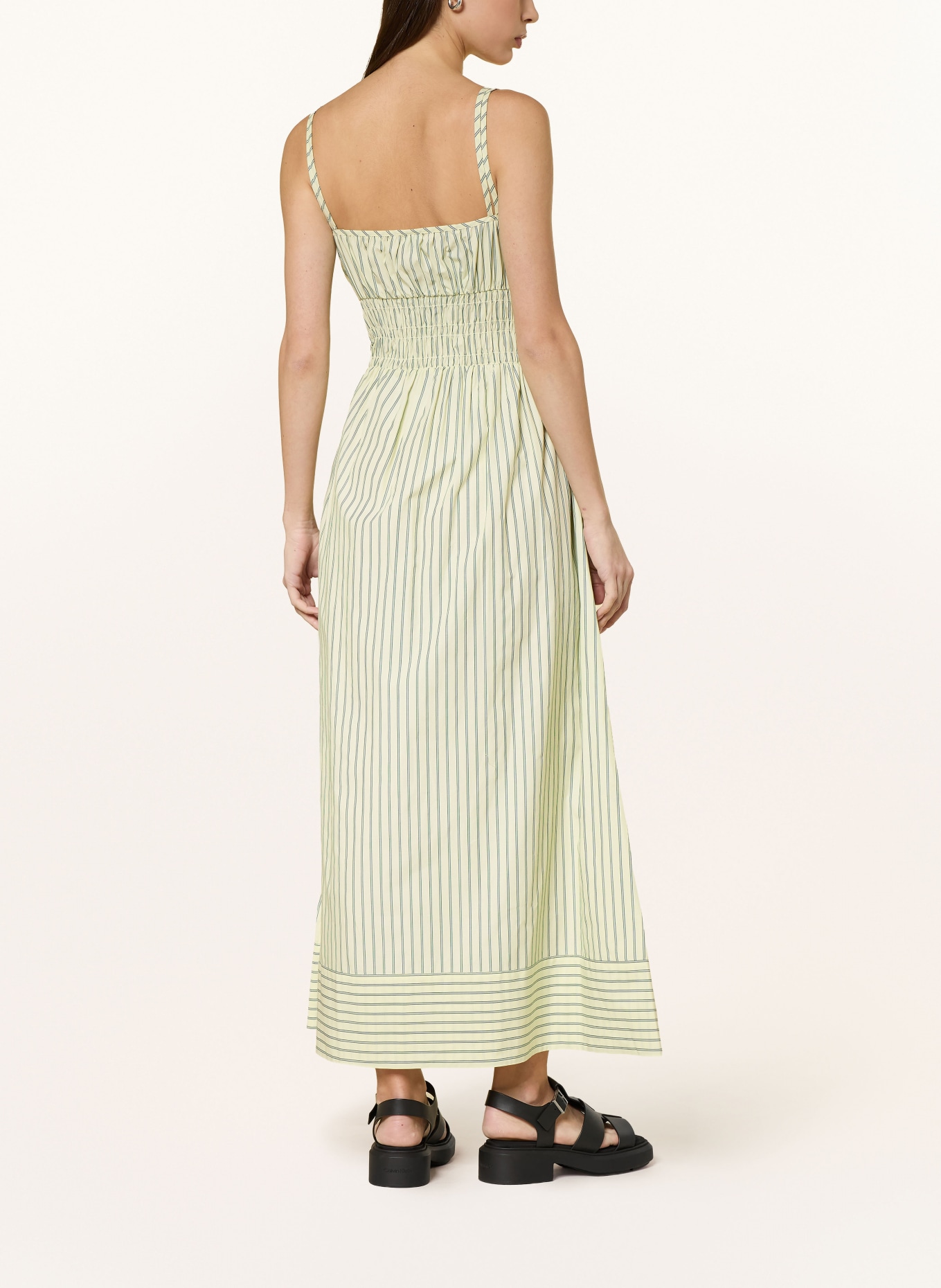 BOSS Jurk DIPLYN: LICHTGROEN / GROEN