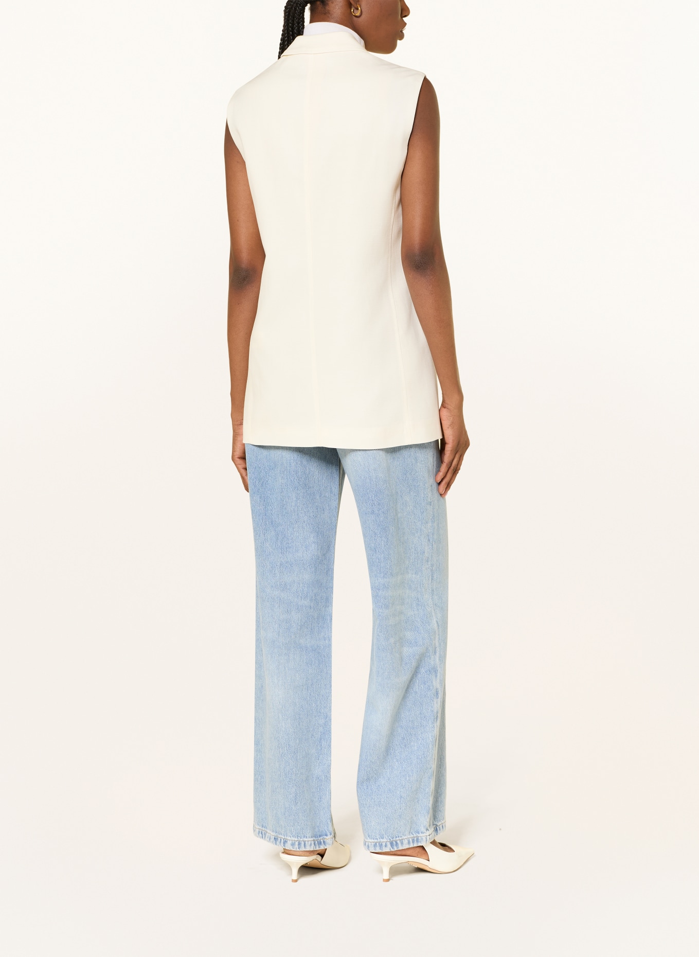 BOSS Blazerweste JAKILY: ECRU