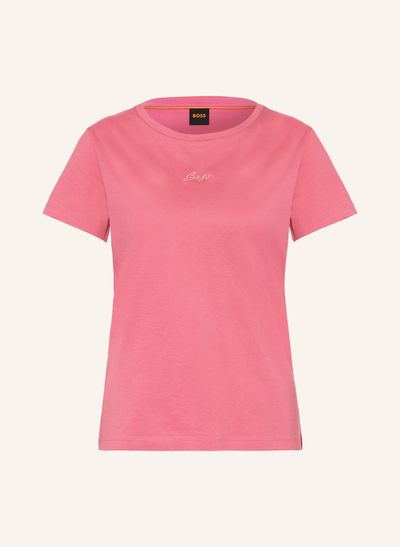 BOSS T-shirt ELOVE: ROUGE CLAIR