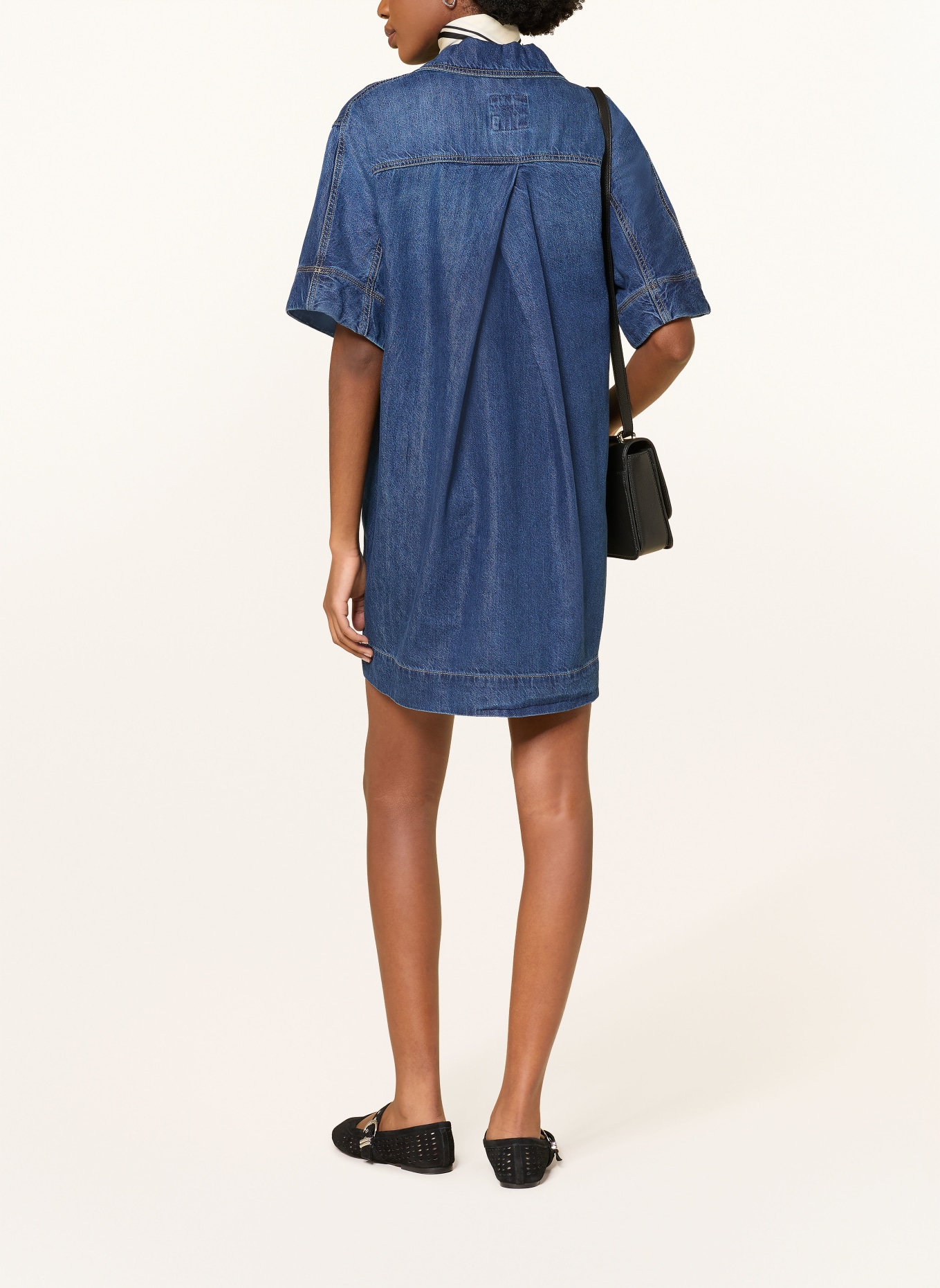BOSS denim dress: DARK BLUE
