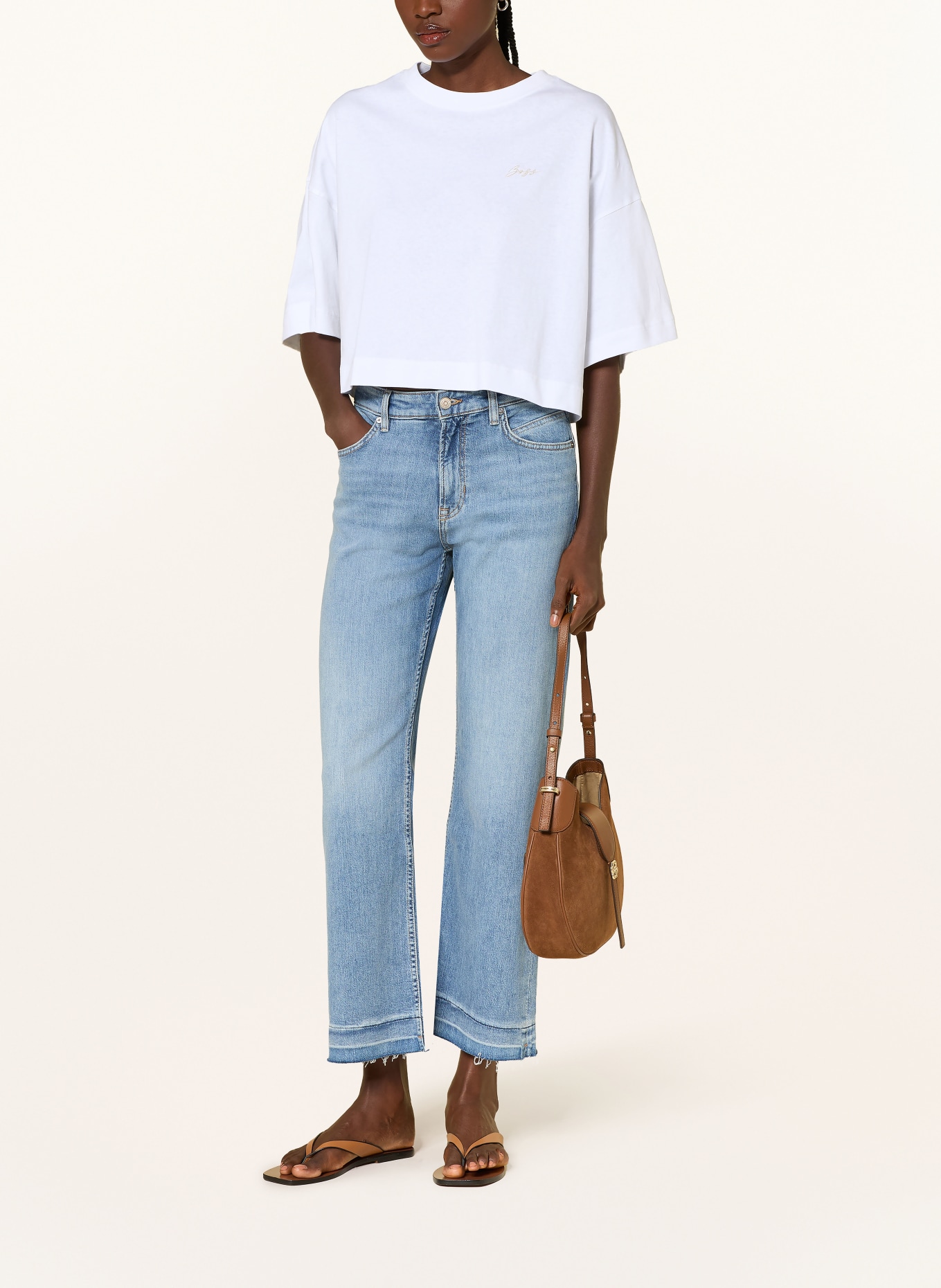 BOSS T-Shirt EPHILAS: WEISS