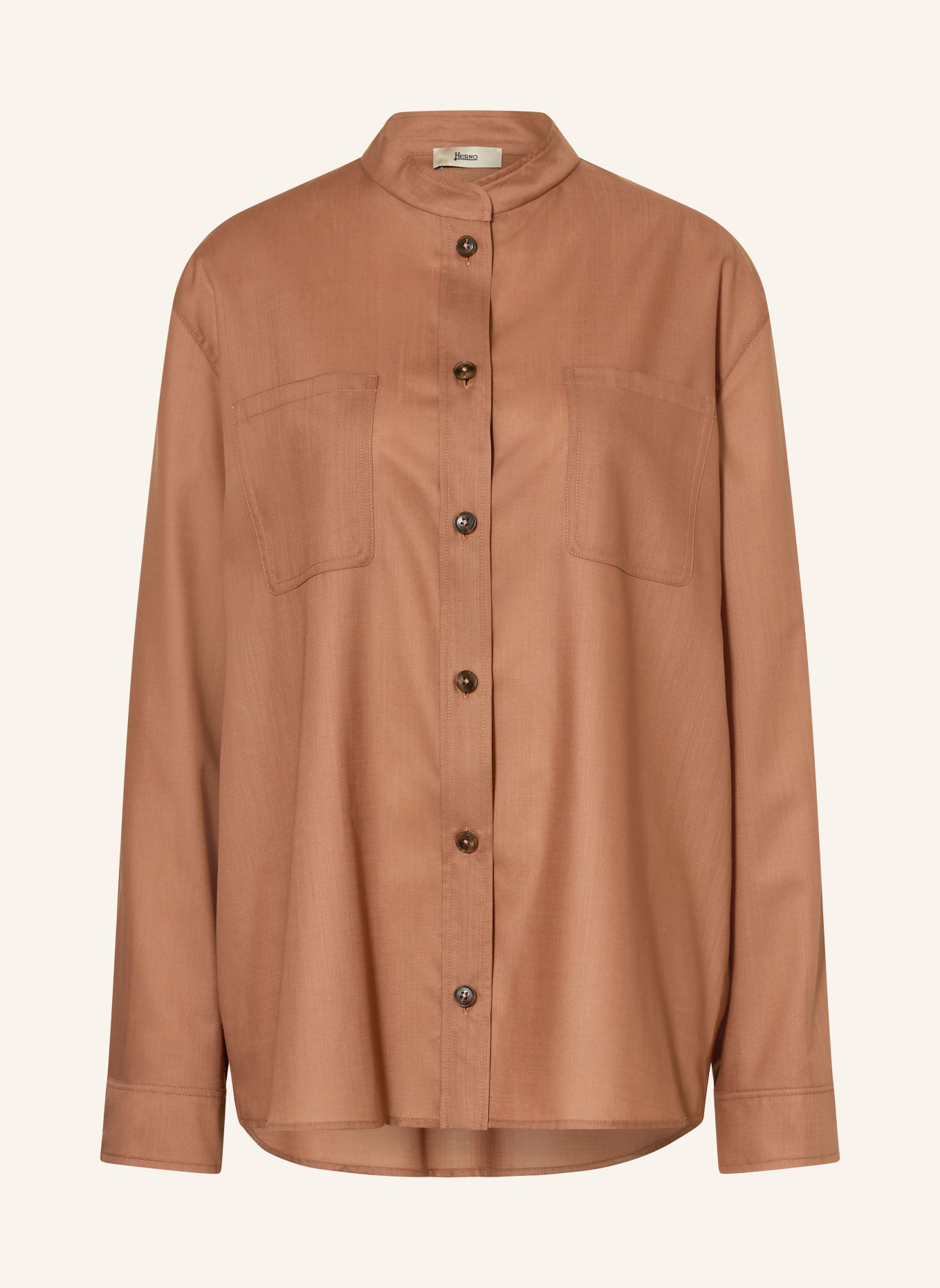HERNO chemisier: MARRON