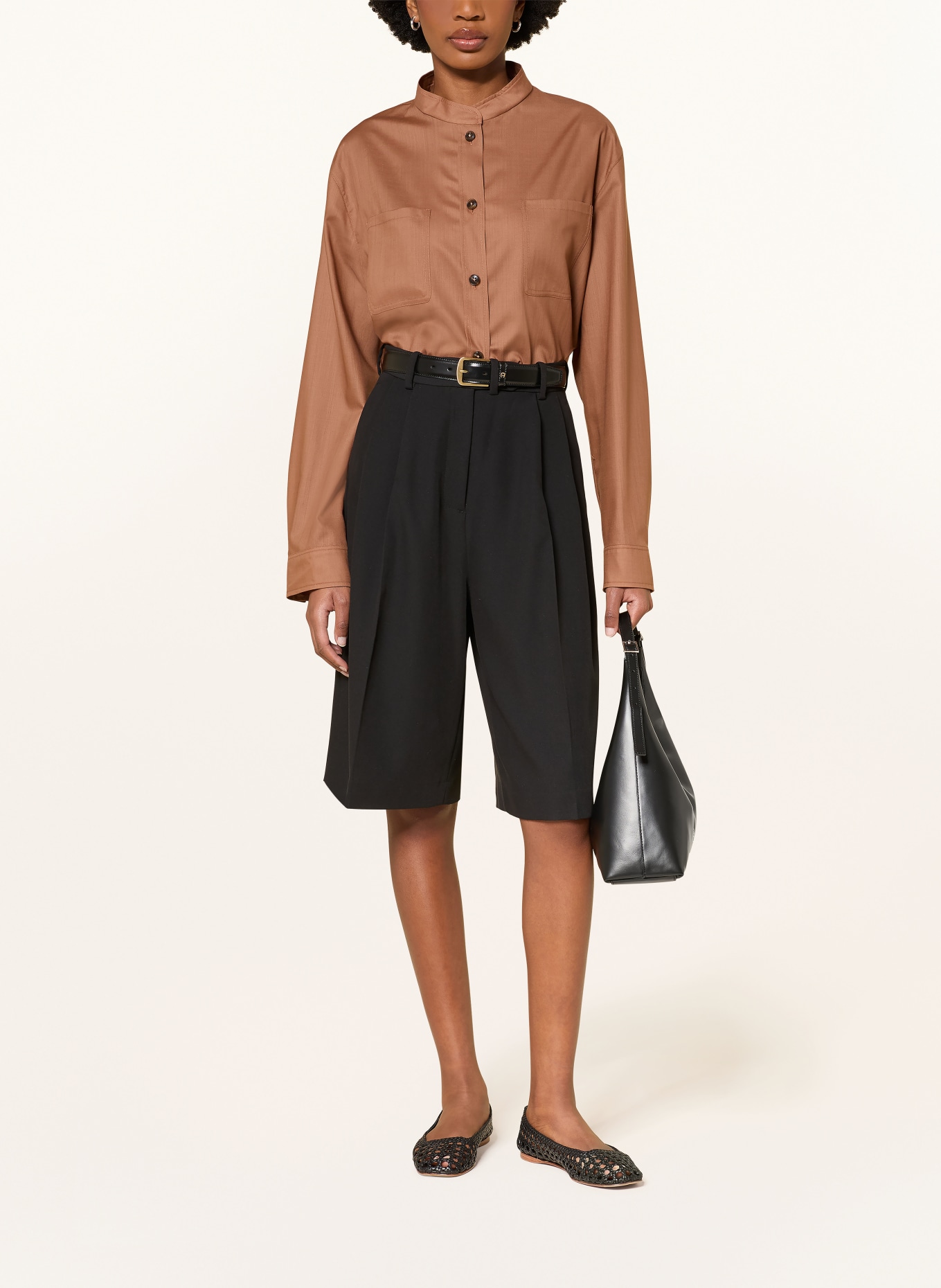 HERNO chemisier: MARRON