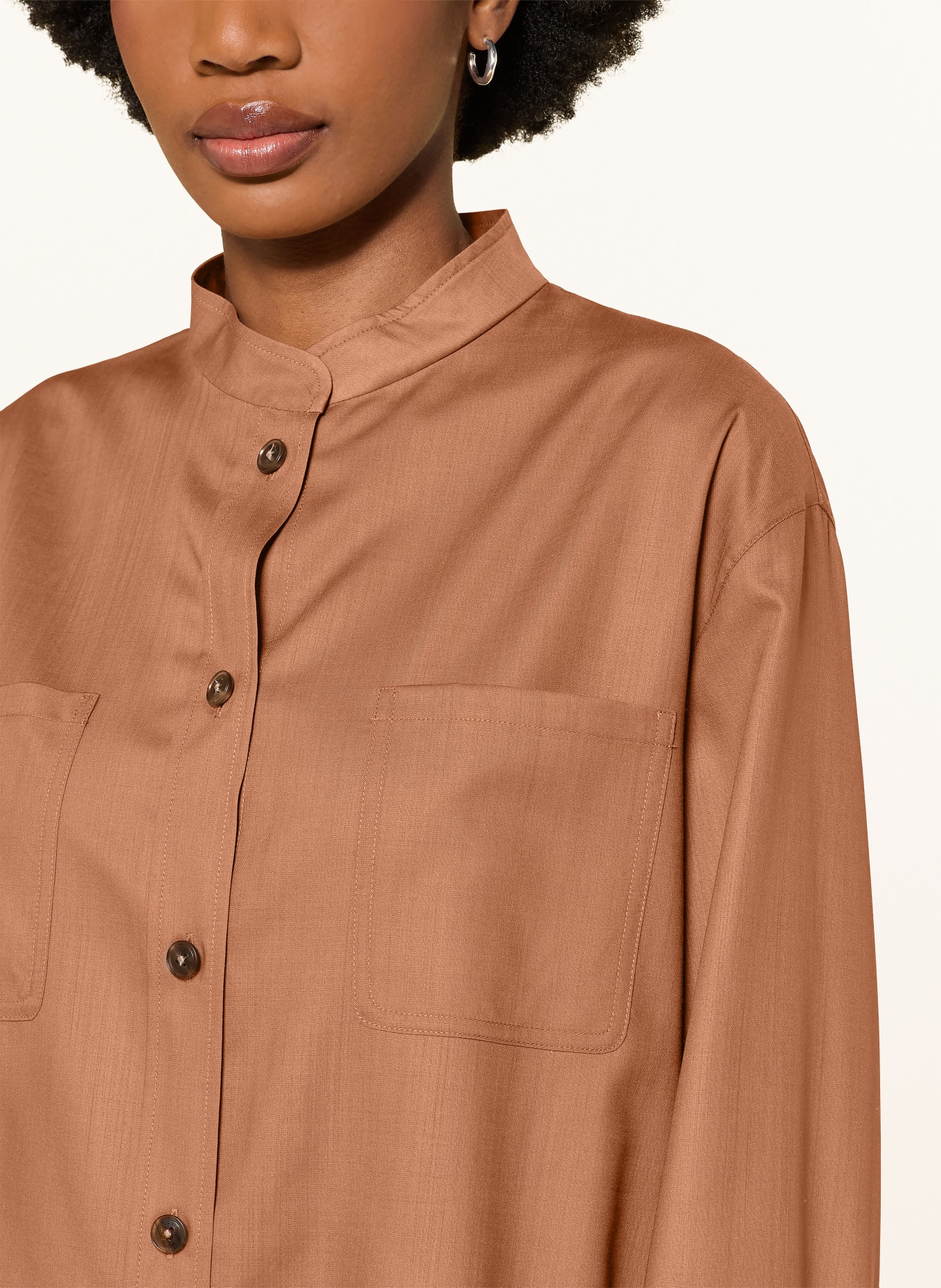 HERNO chemisier: MARRON