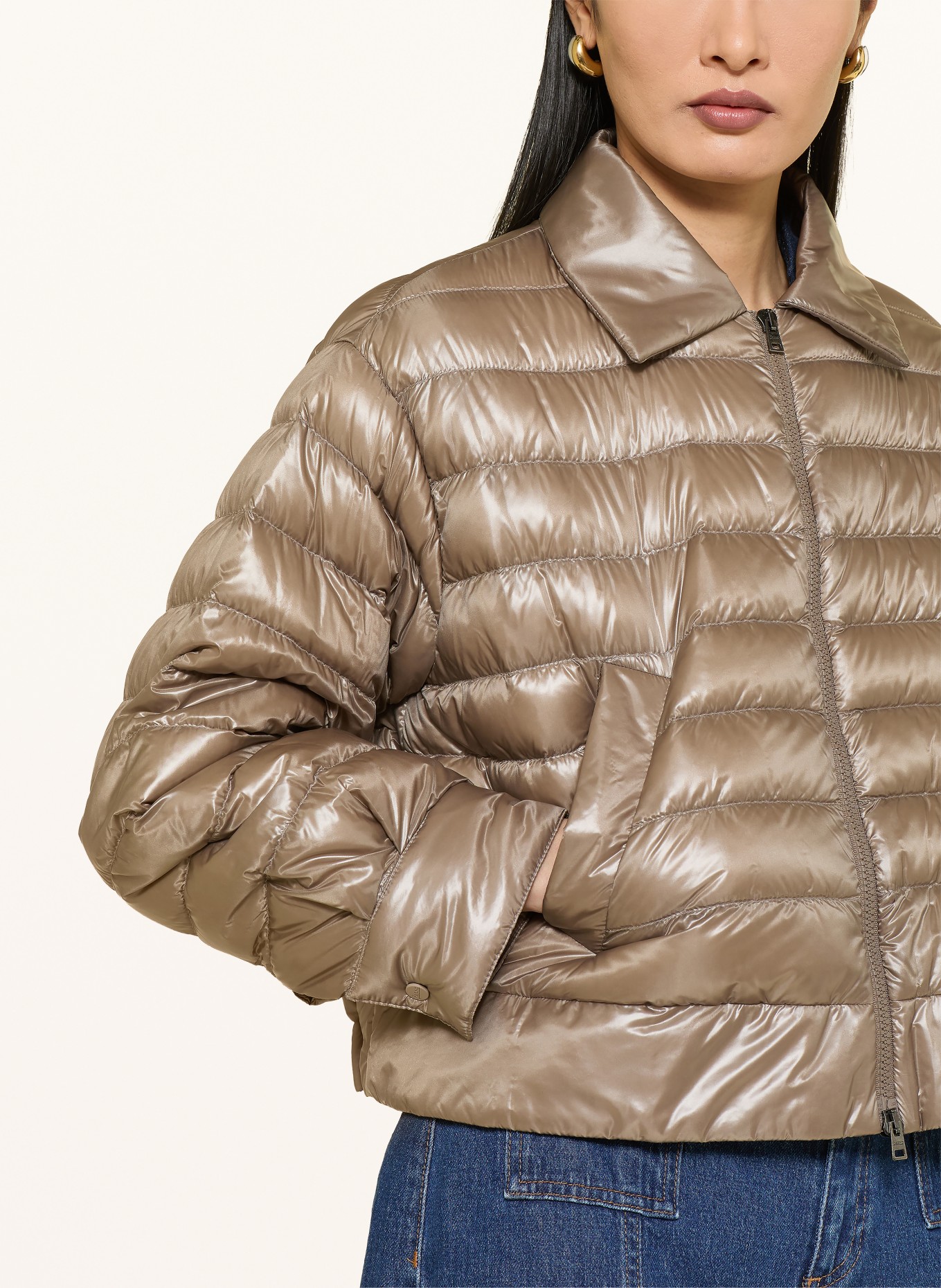 HERNO gewatteerd jack: GOUD