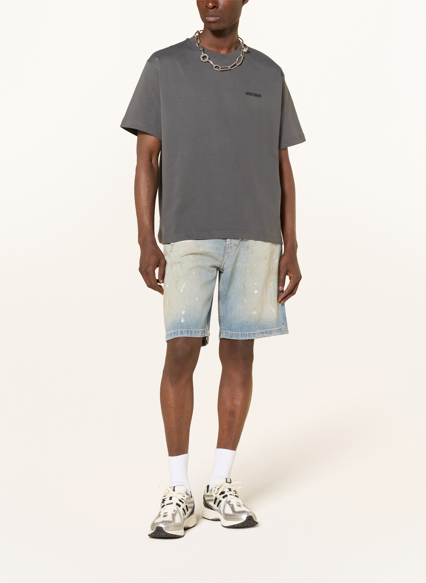 WRSTBHVR T-Shirt CASSIAN: GRAU