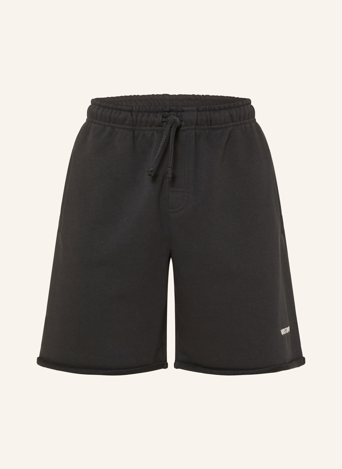 WRSTBHVR ITO Sweat Shorts: BLACK