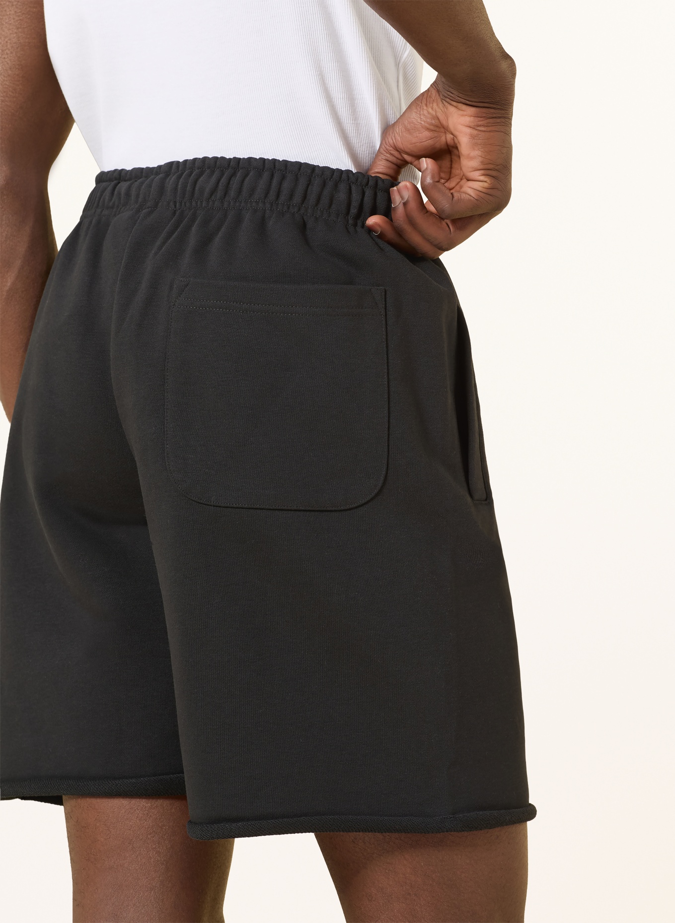 WRSTBHVR ITO Sweat Shorts: BLACK