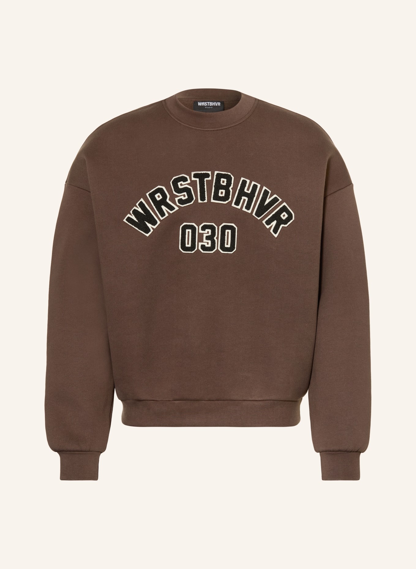 WRSTBHVR Bluza MATTEO: BRĄZOWY / BIAŁY / CZARNY