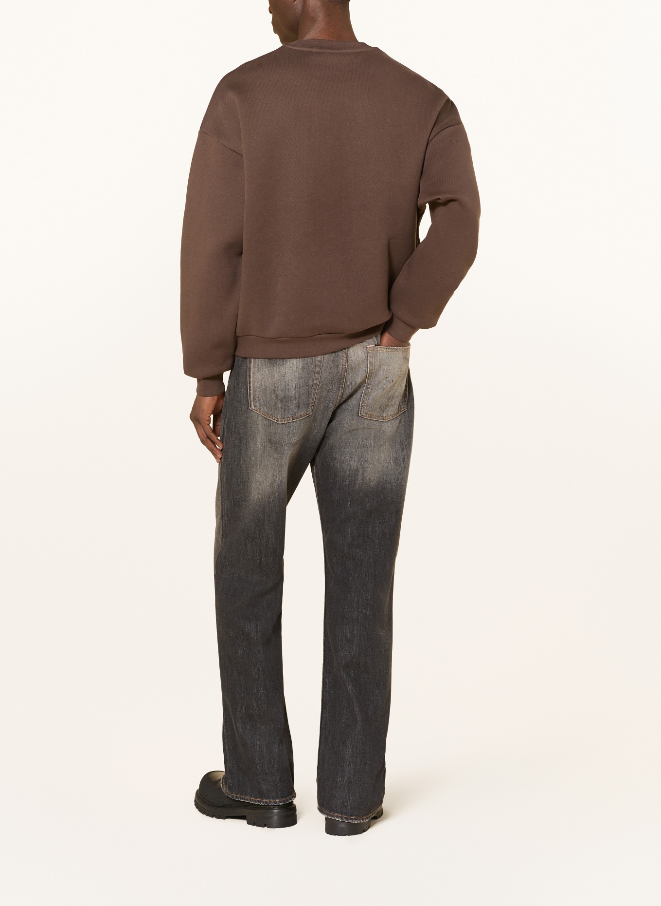 WRSTBHVR Bluza MATTEO: BRĄZOWY / BIAŁY / CZARNY