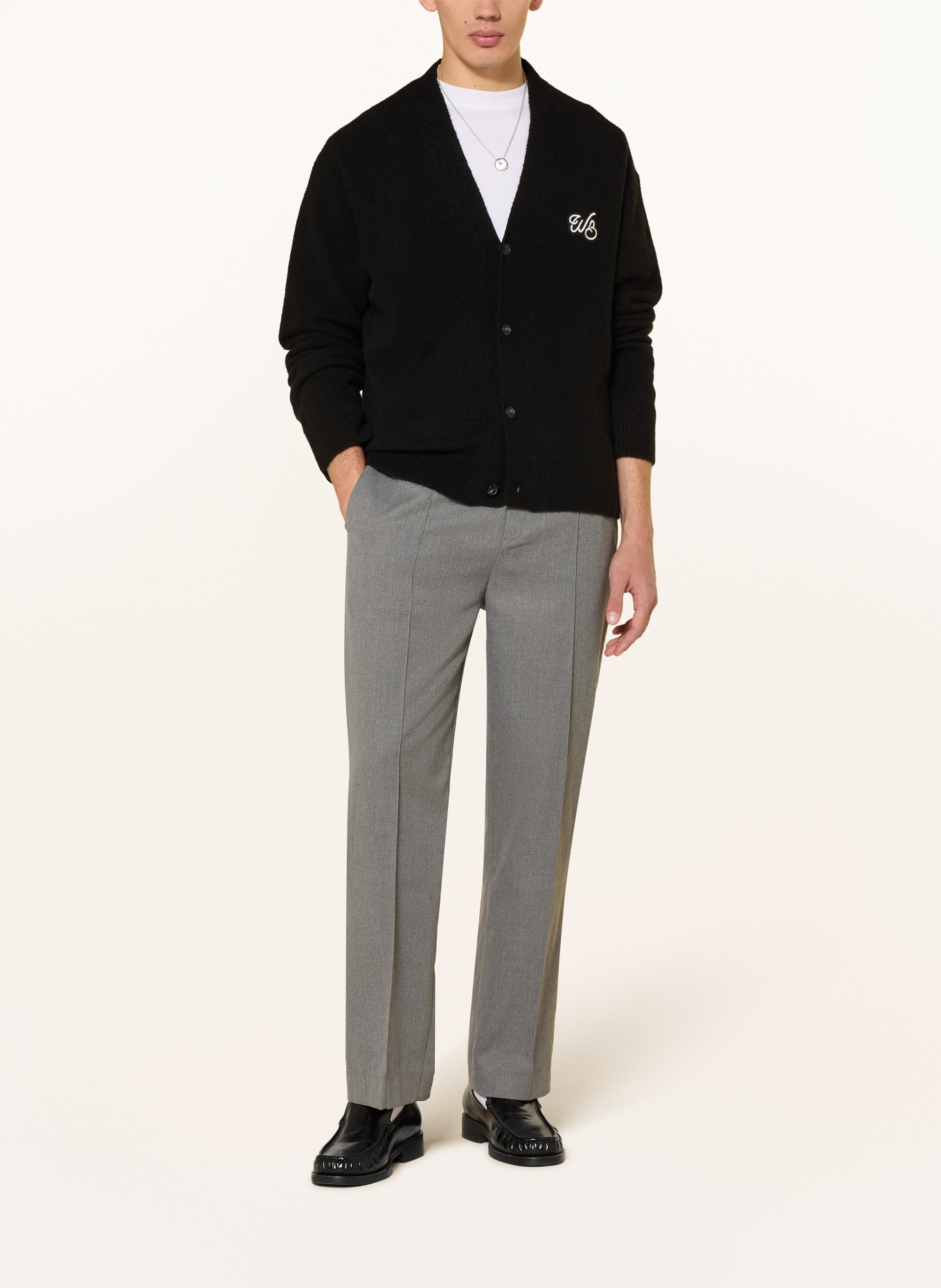 WRSTBHVR Strickjacke SIMON: SCHWARZ