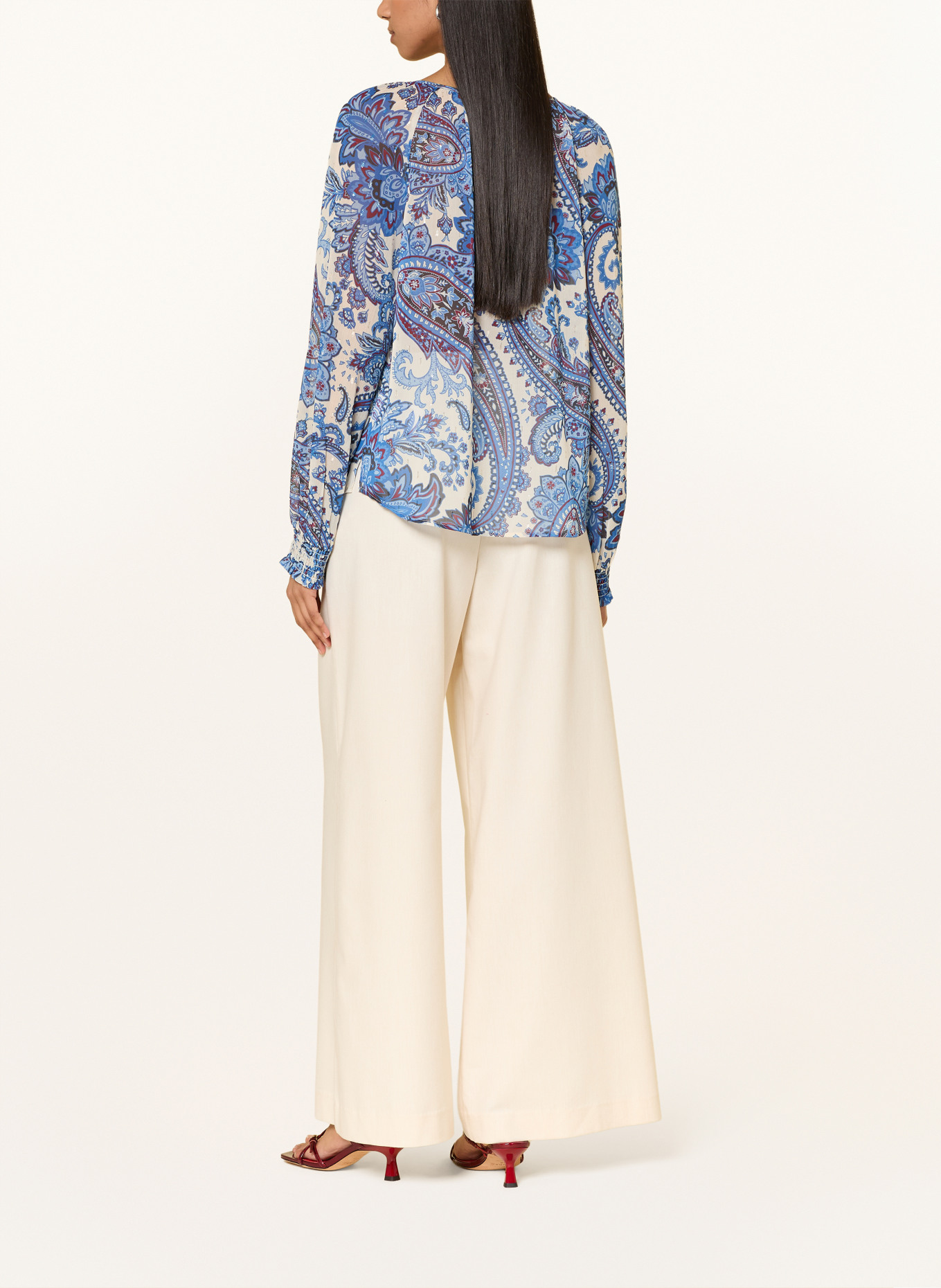 oui blouse: LICHTBLAUW