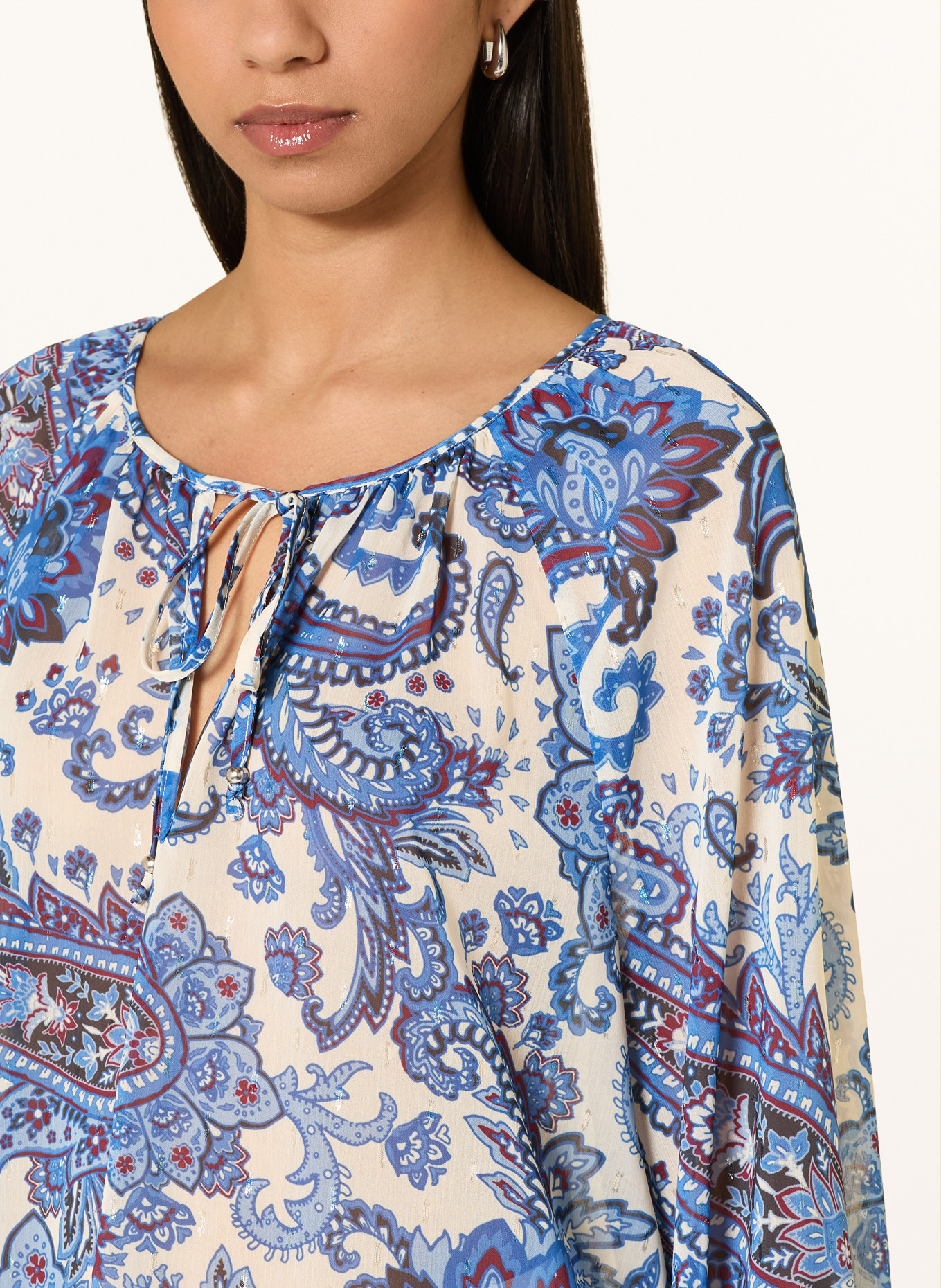 oui blouse: LICHTBLAUW