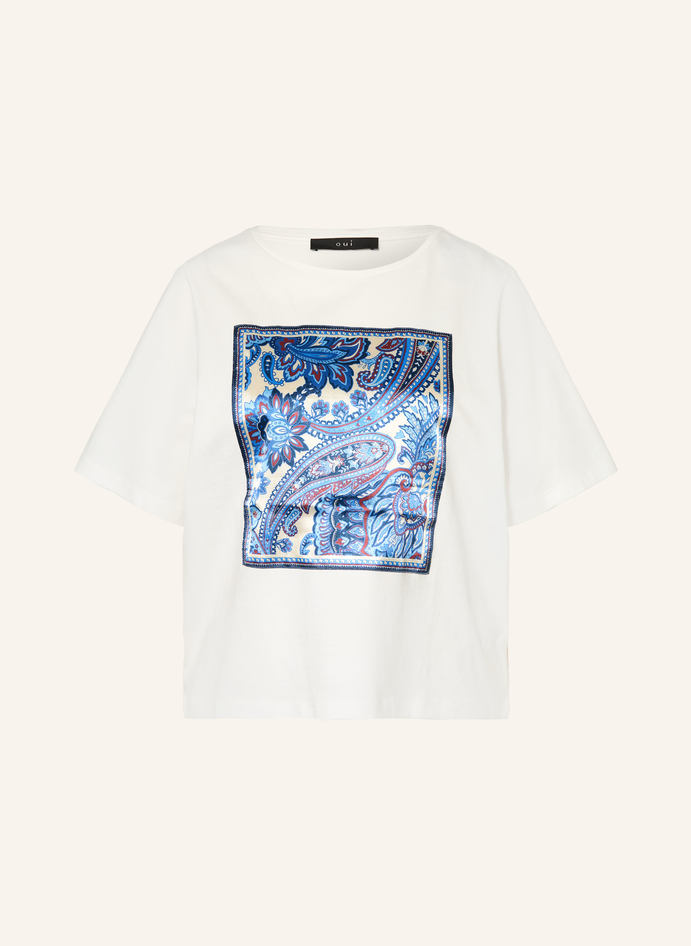 oui T-shirt: BLANC