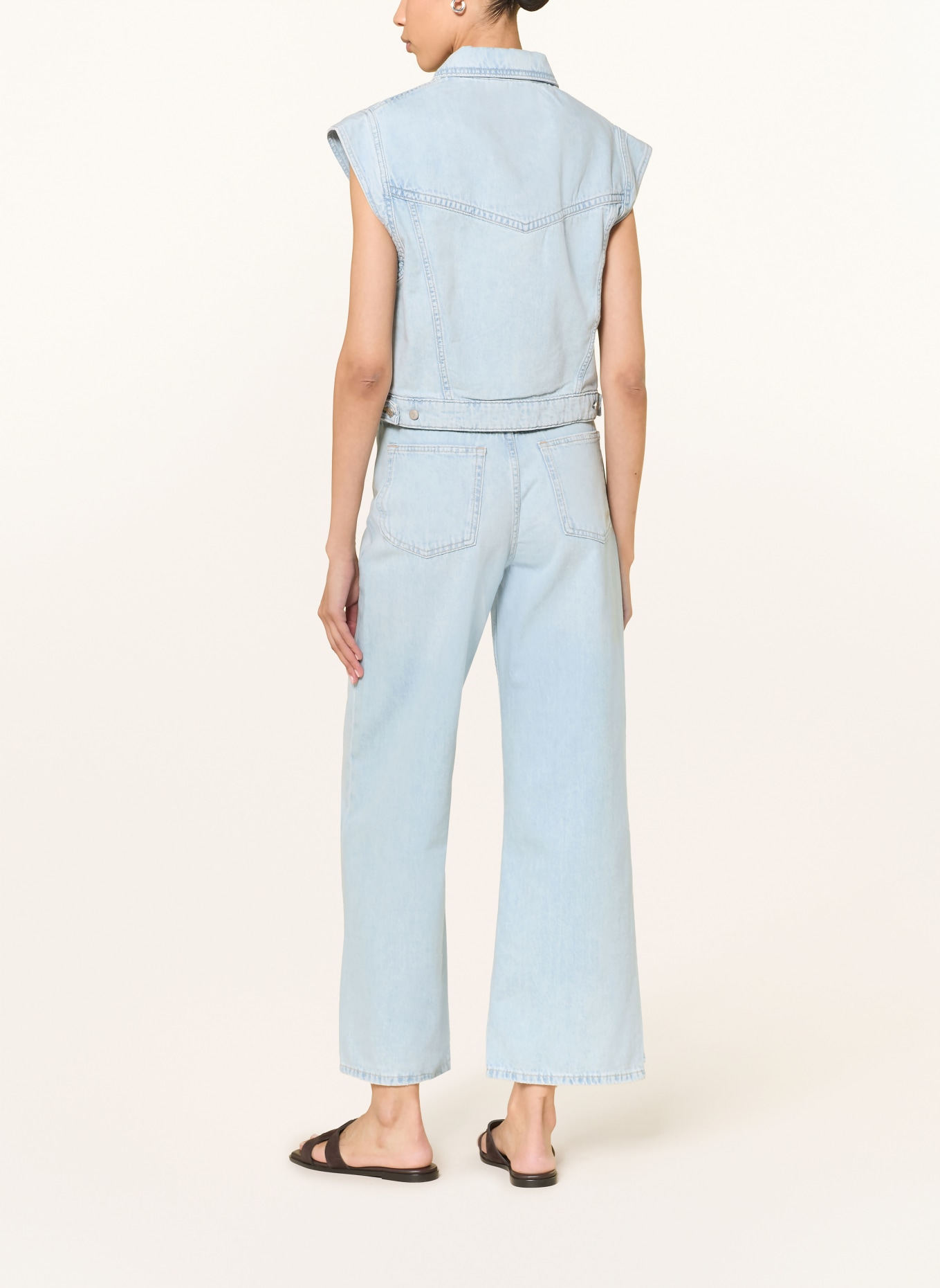 BOSS Jeansvest: LICHTBLAUW