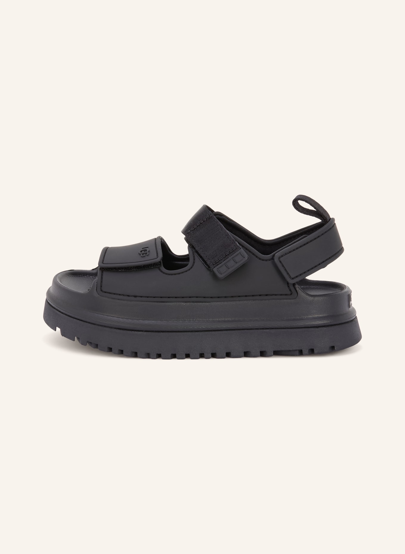UGG GOLDENGLOW Sandals: BLACK