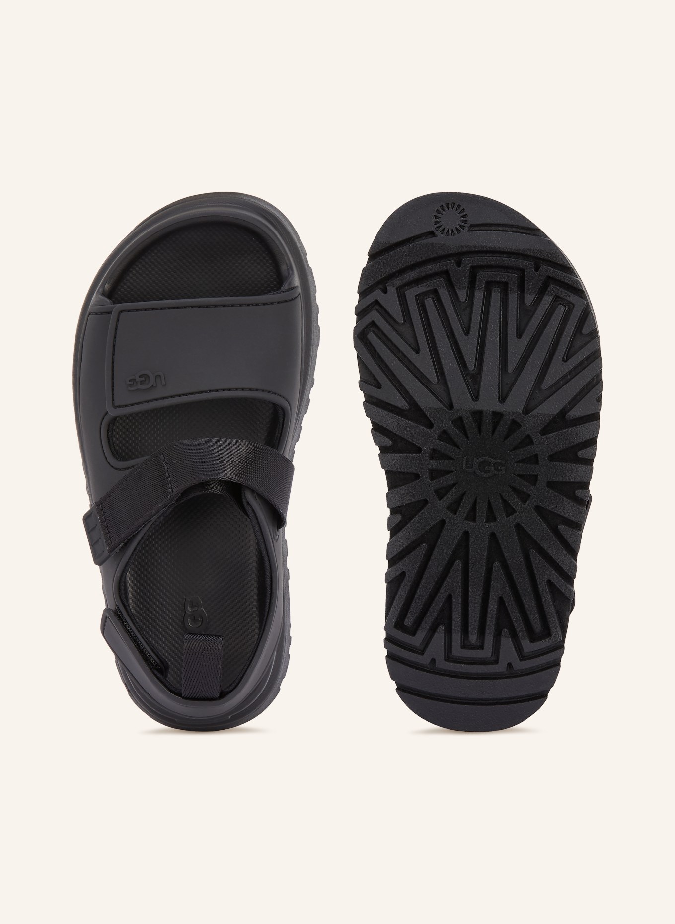 UGG GOLDENGLOW Sandals: BLACK