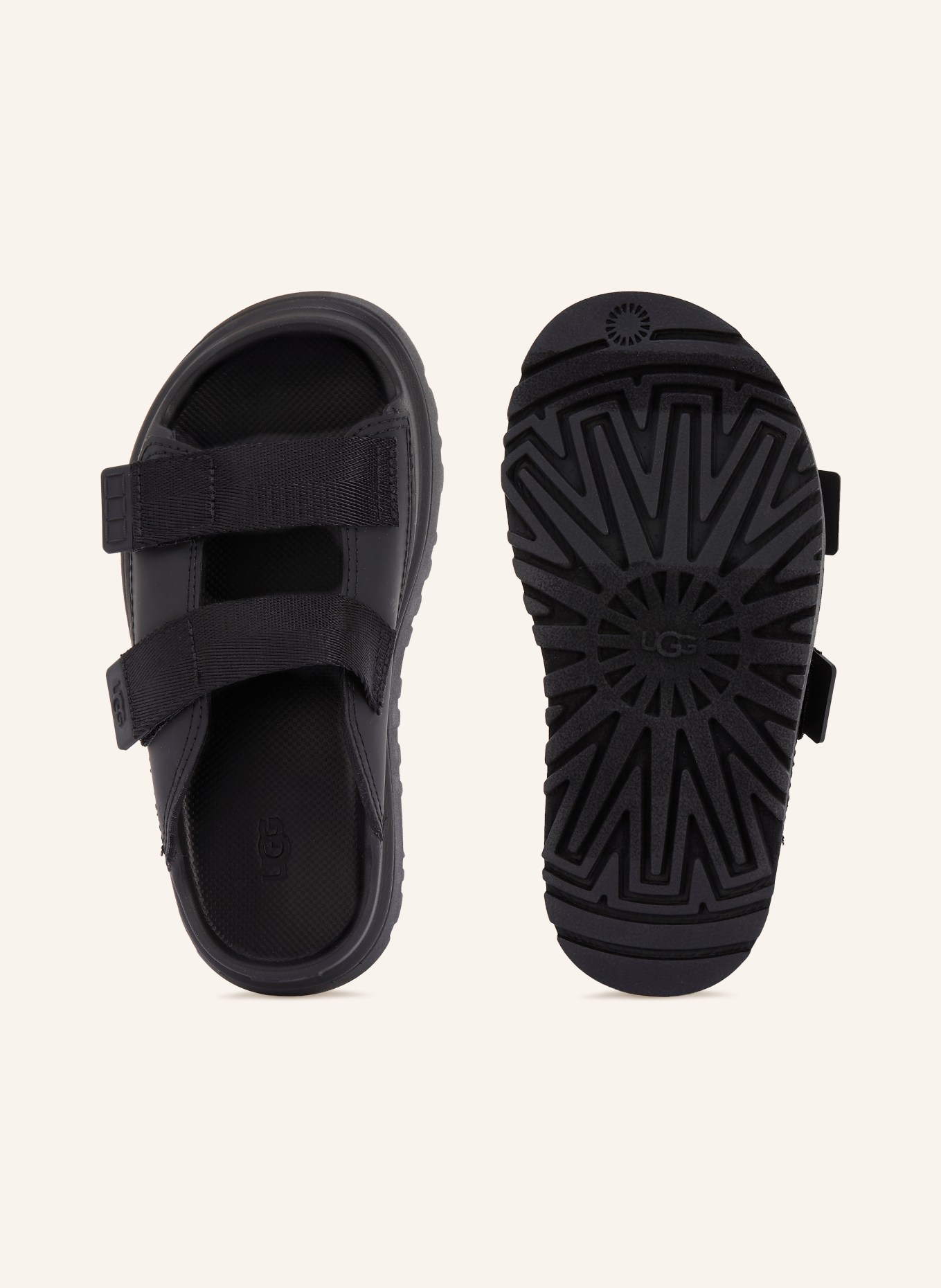 UGG Pantoletten GOLDENGLOW: SCHWARZ