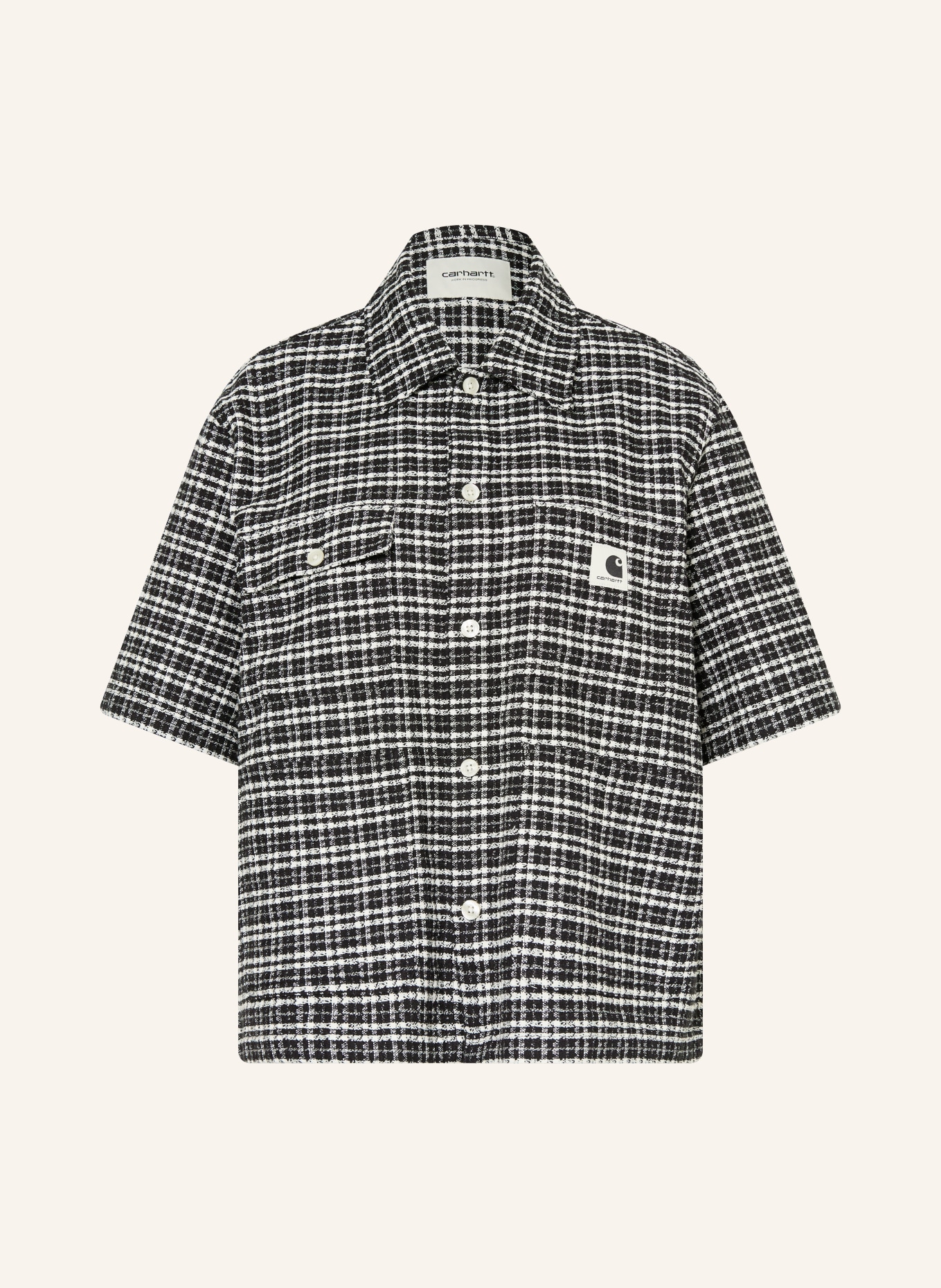 carhartt WIP MICHIGAN overjacket: BLACK / WHITE