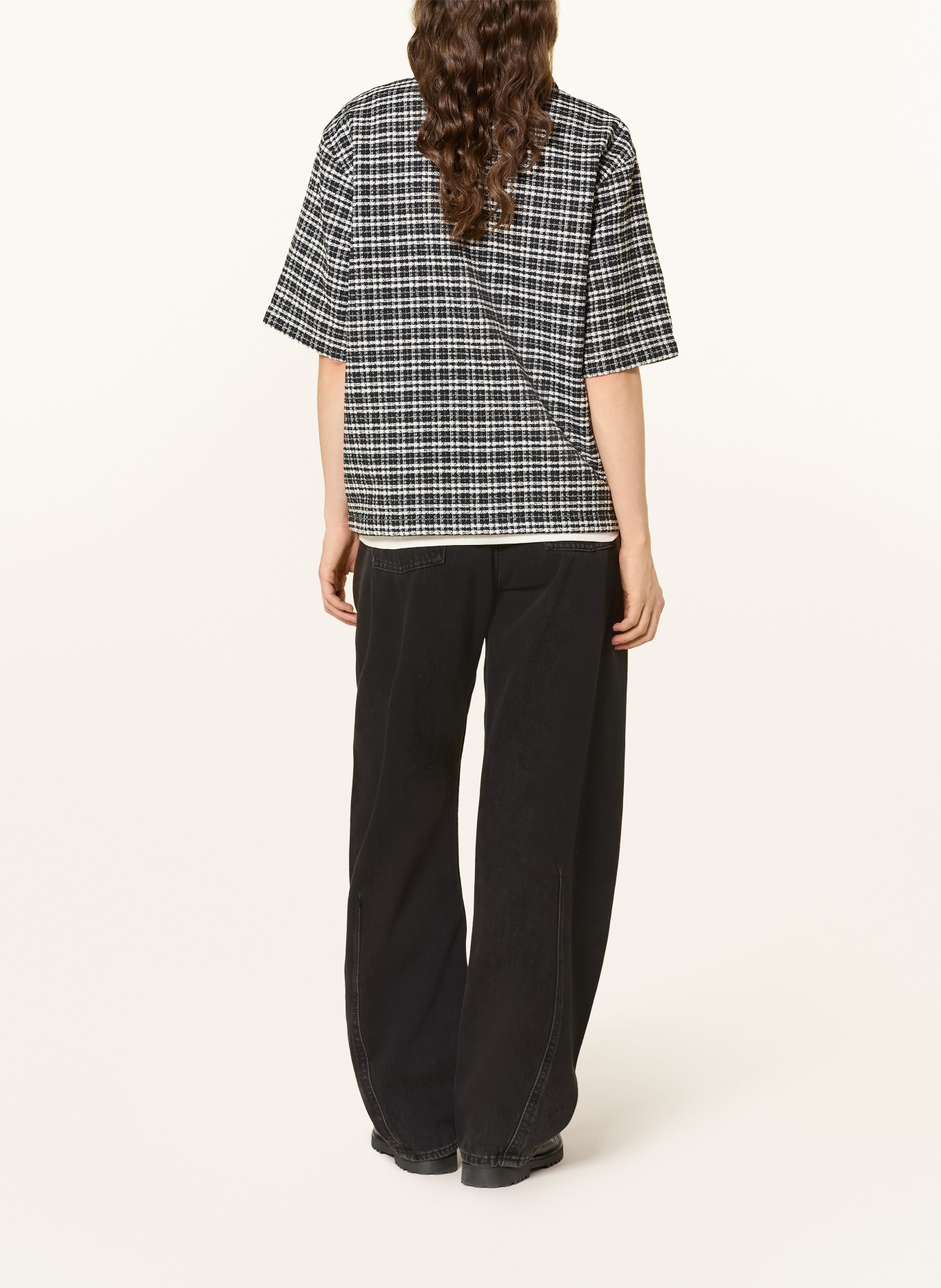 carhartt WIP MICHIGAN overjacket: BLACK / WHITE