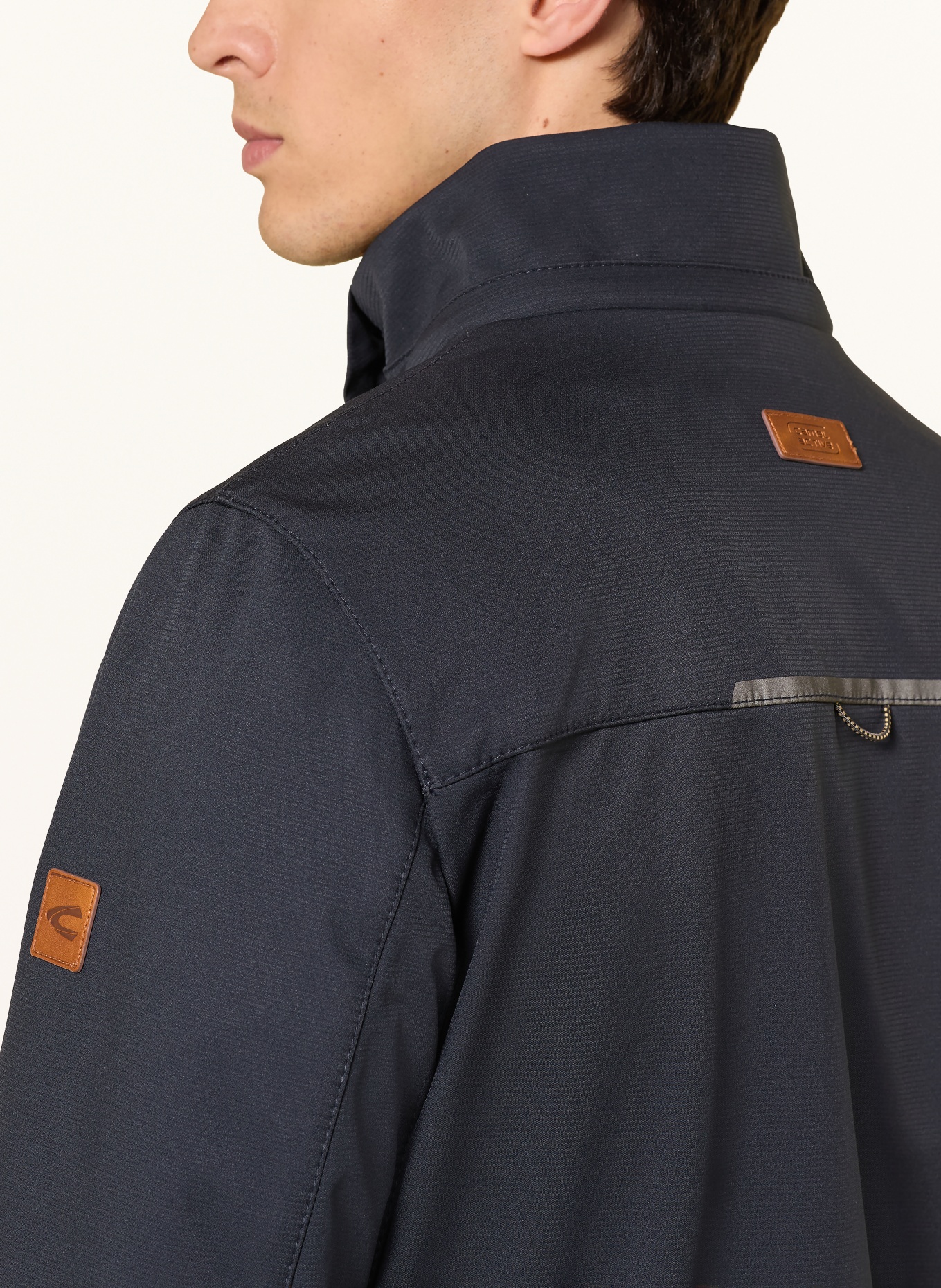 camel active Softshelljas met afneembare capuchon: DONKERBLAUW
