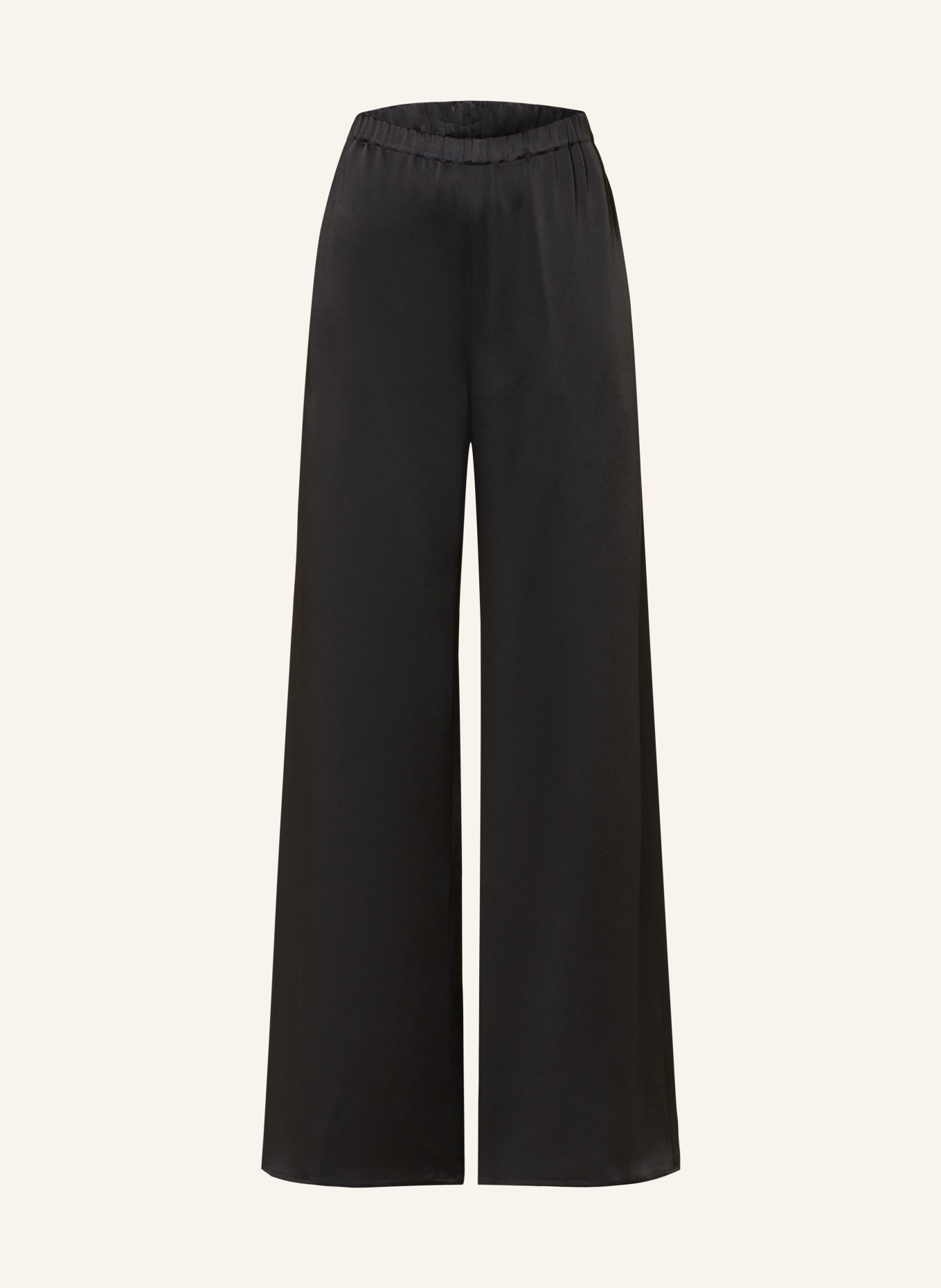 ANTONELLI firenze Pantalon marinière SHILLER en satin: NOIR