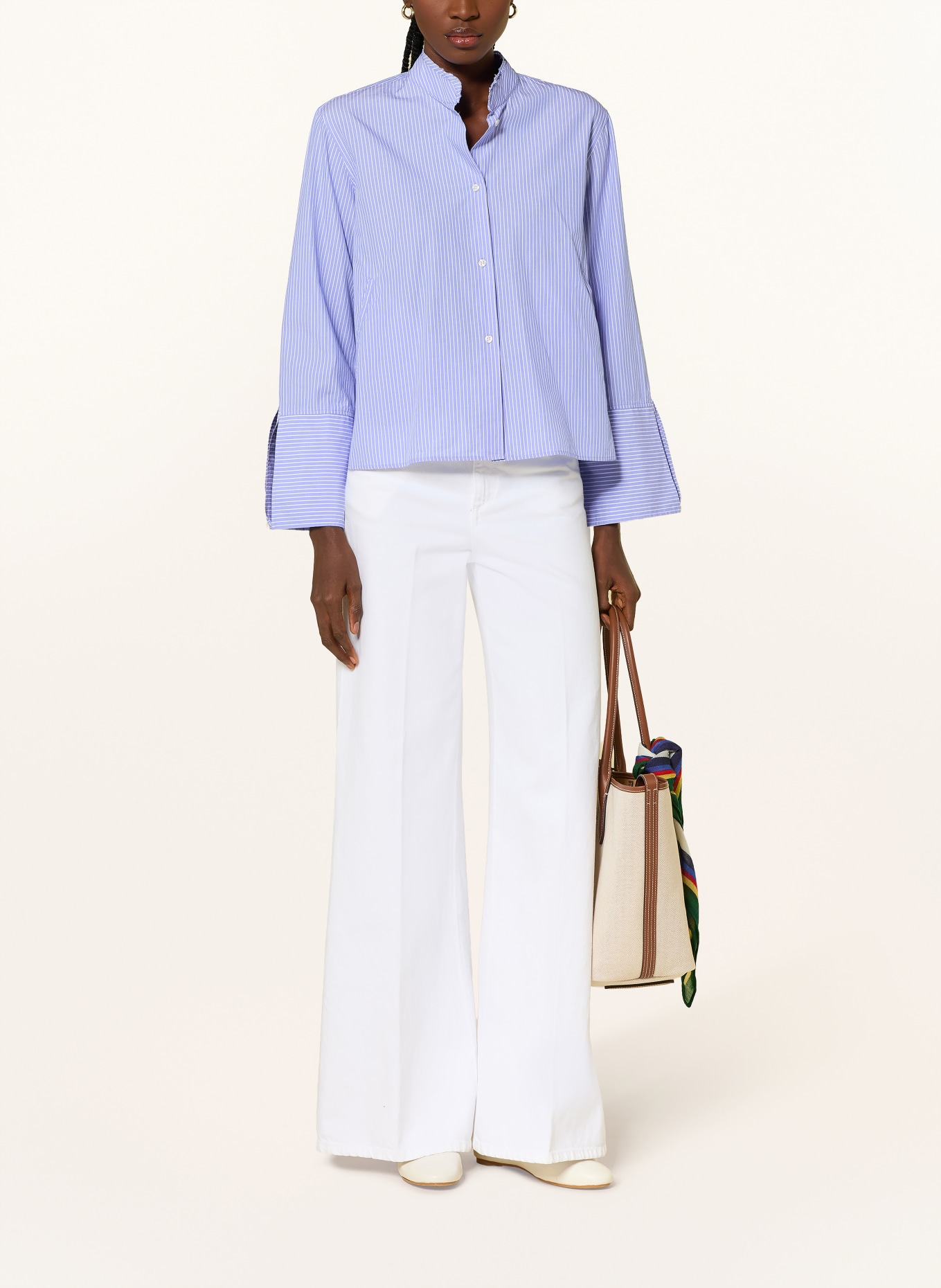 Soluzione Bluse: HELLBLAU / WEISS