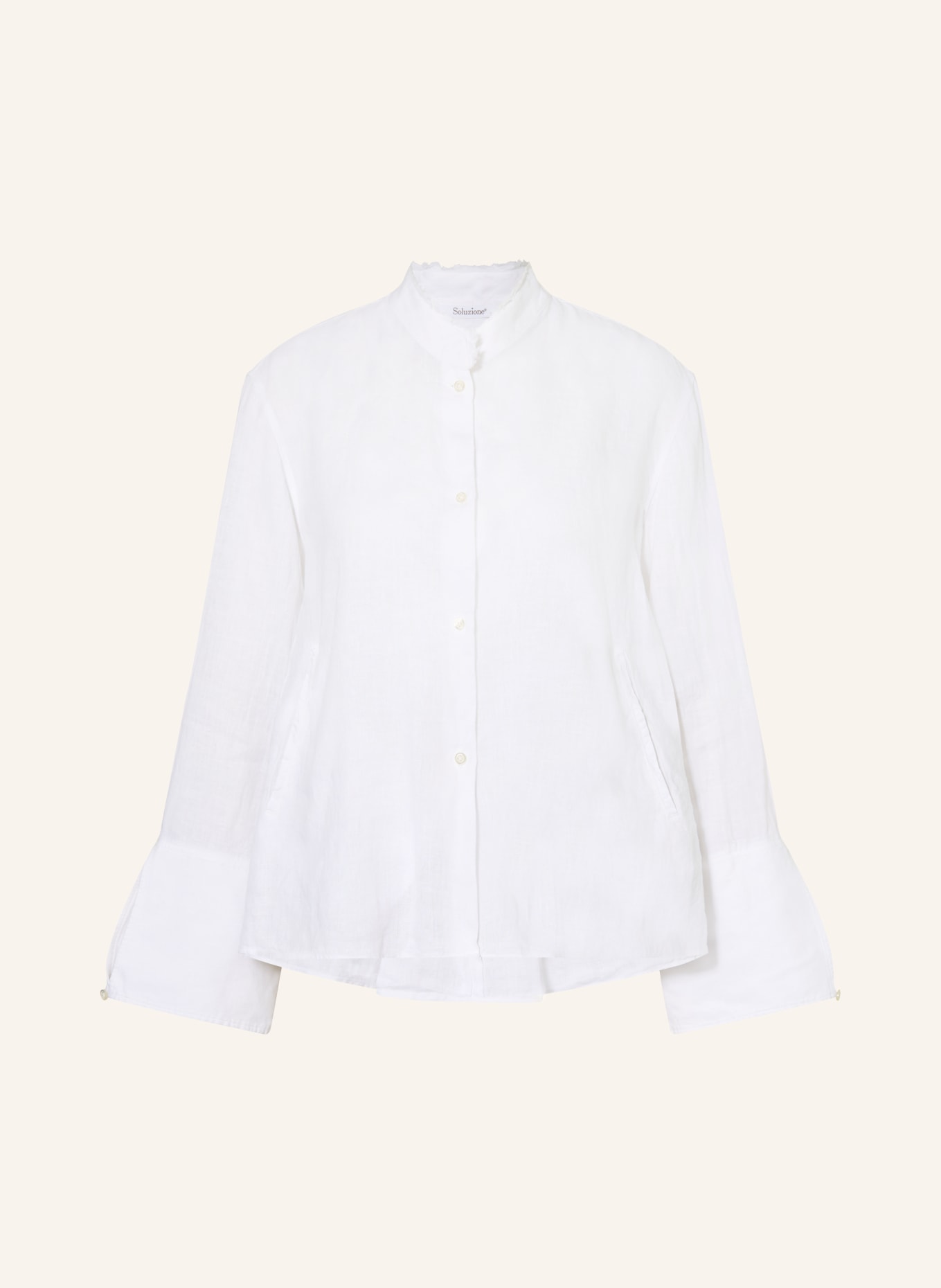 Soluzione chemisier en lin: BLANC