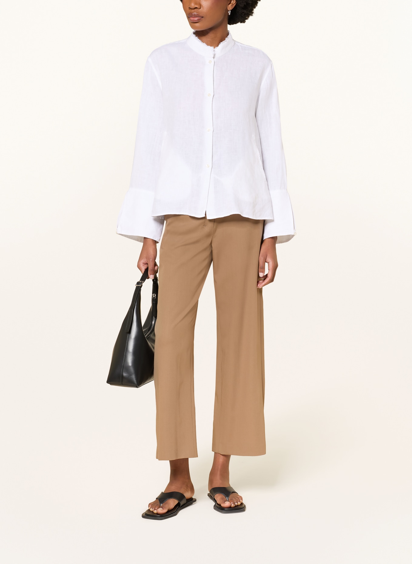 Soluzione chemisier en lin: BLANC