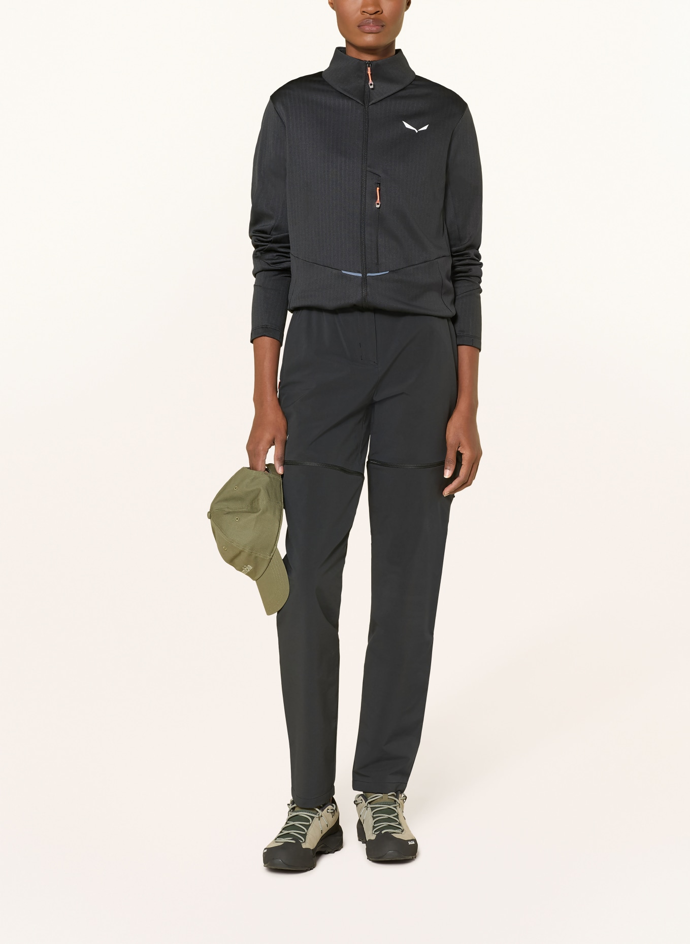 SALEWA PEDROC PL 3 Mid-Layer Jacket: BLACK