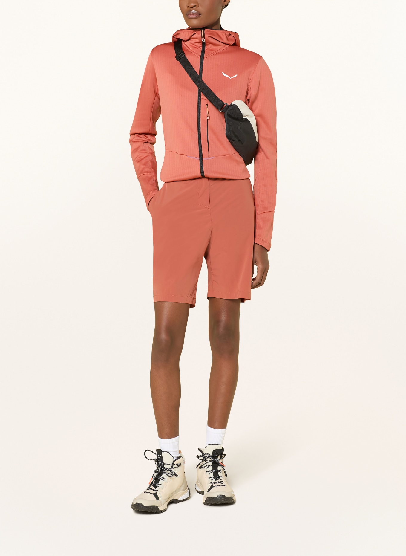 SALEWA Střední vrstva – bunda PEDROC PL 3 HD: SVĚTLE ČERVENÁ