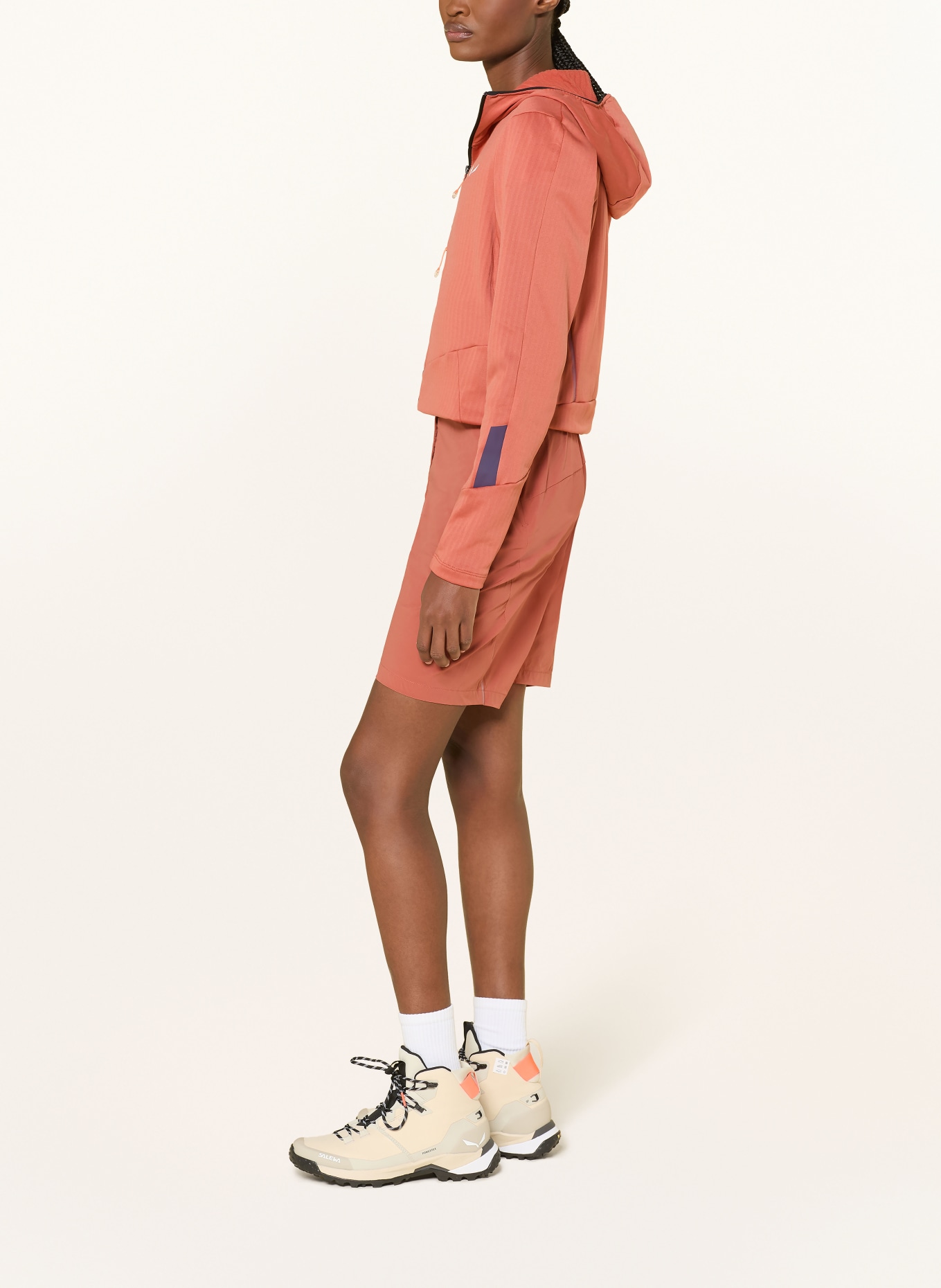 SALEWA Střední vrstva – bunda PEDROC PL 3 HD: SVĚTLE ČERVENÁ