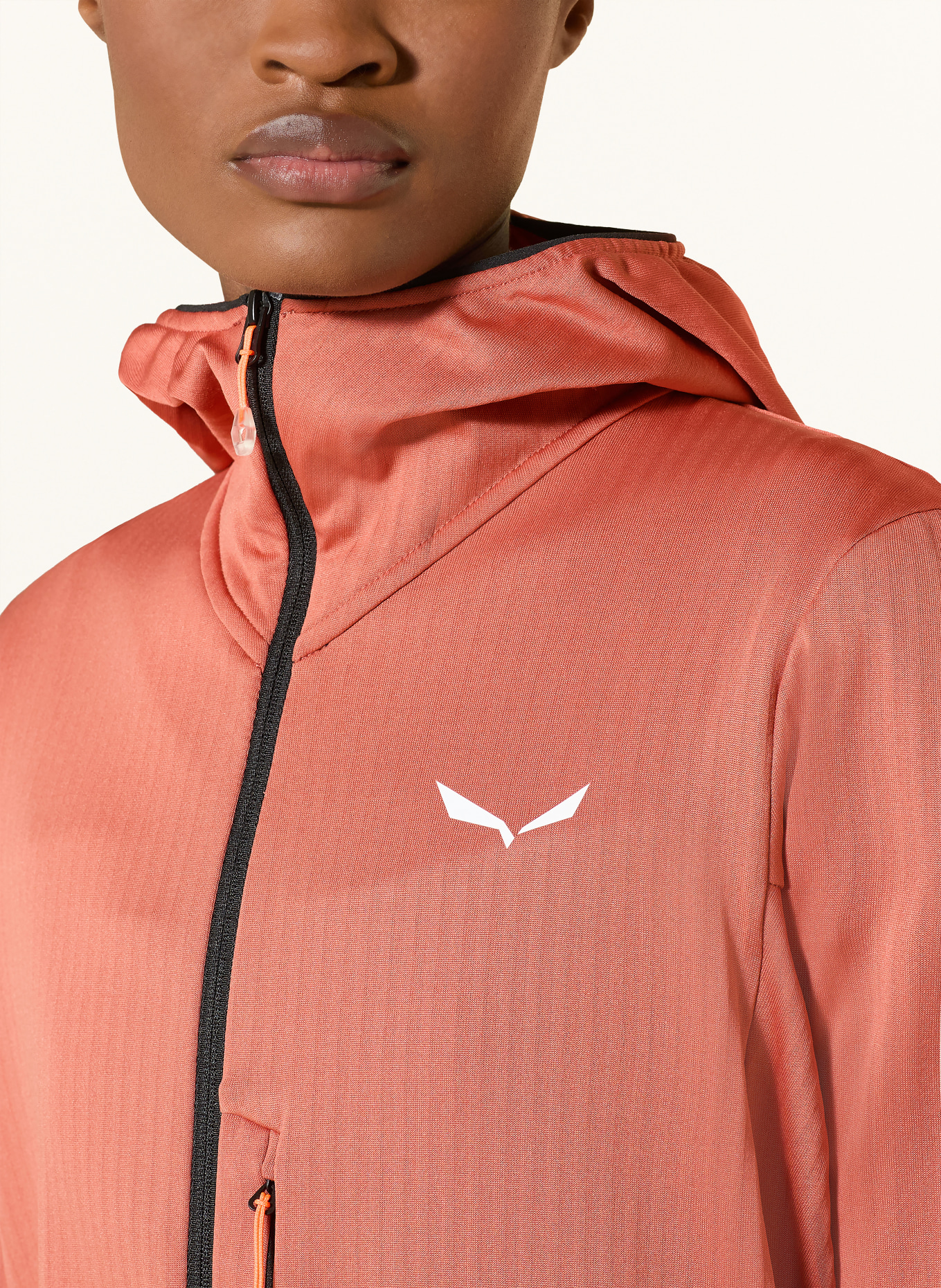 SALEWA Střední vrstva – bunda PEDROC PL 3 HD: SVĚTLE ČERVENÁ