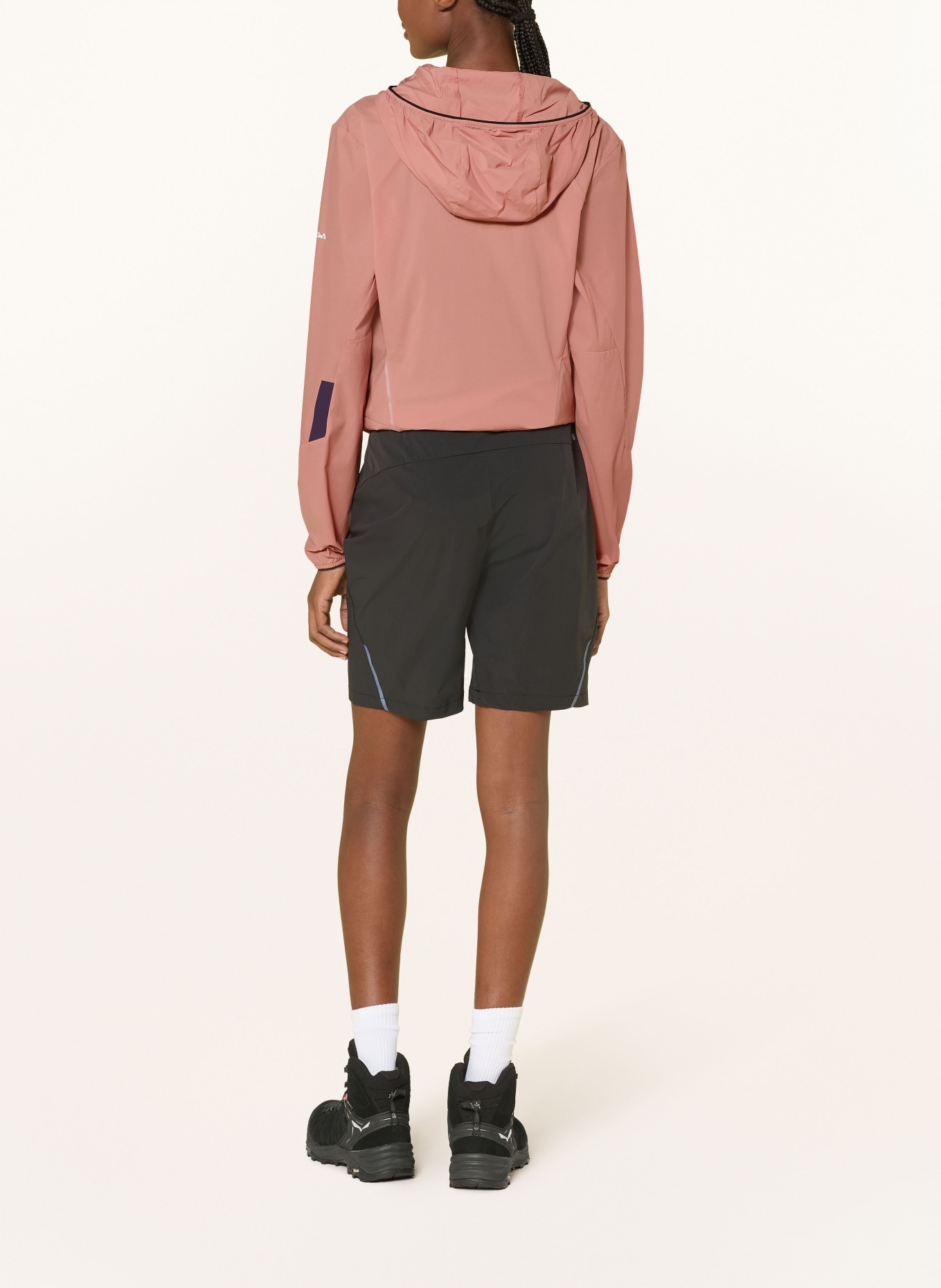 SALEWA PEDROC WIND HD LIGHT Windbreaker: LIGHT RED