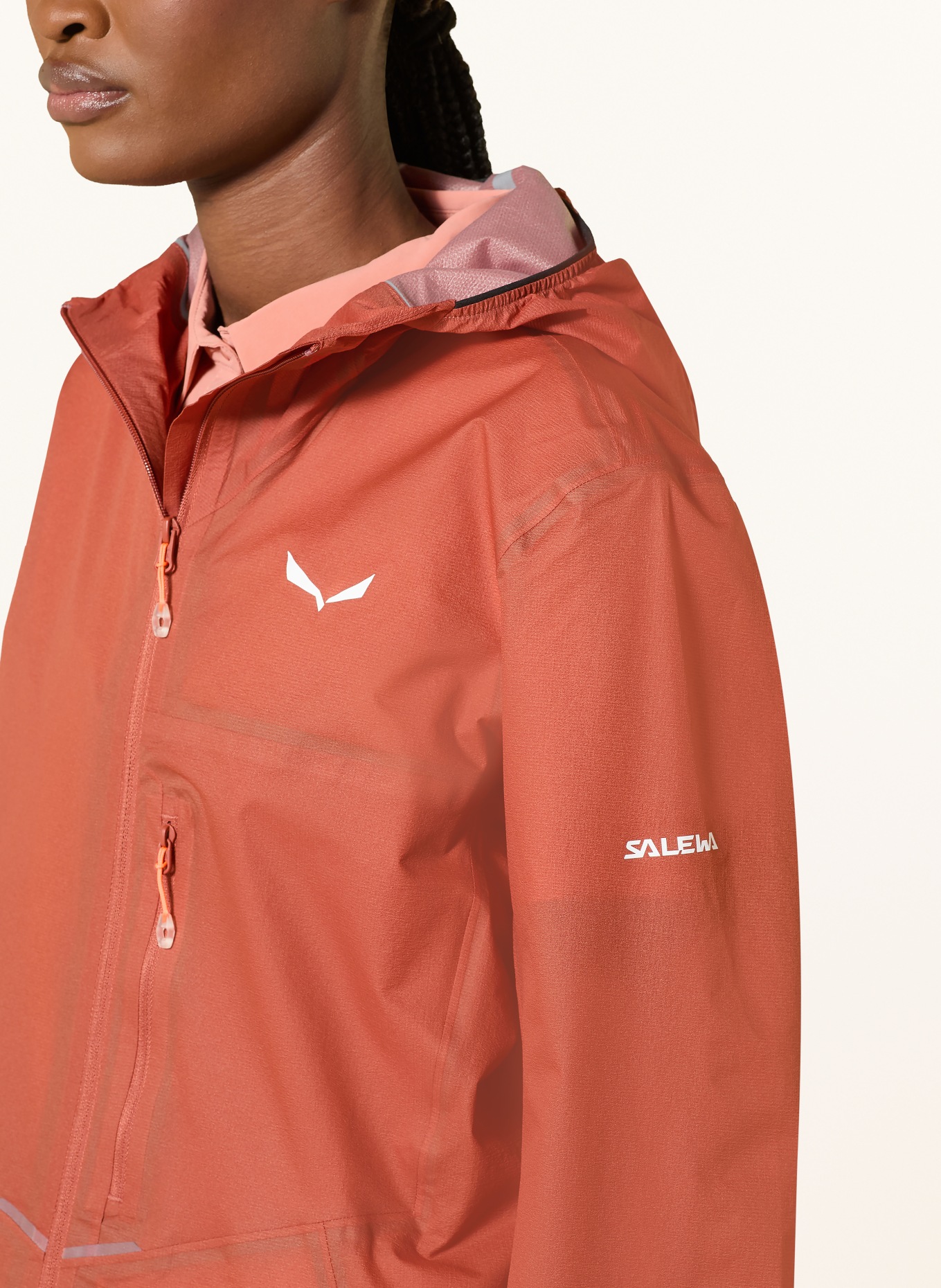 SALEWA Funktionsjacke PEDROC 2 PTX 2.5 LIGHT: ROT