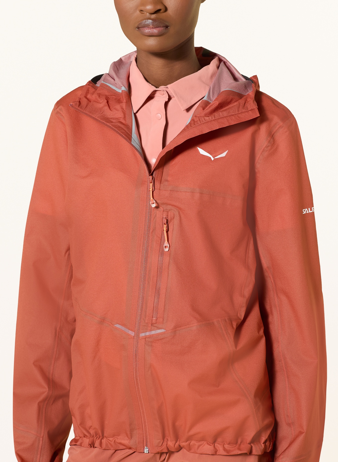 SALEWA Funktionsjacke PEDROC 2 PTX 2.5 LIGHT: ROT