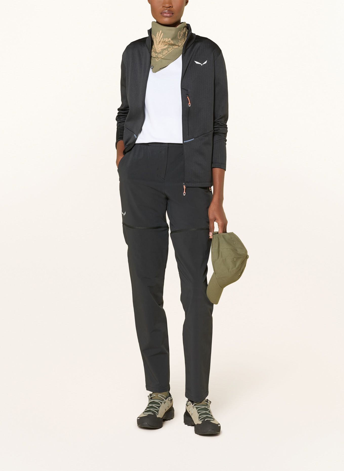 SALEWA Zipp-off-Hose PEDOC 3: SCHWARZ