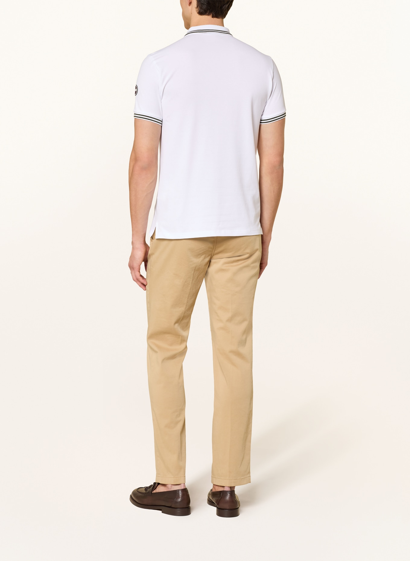 COLMAR Piqué-Poloshirt: WEISS