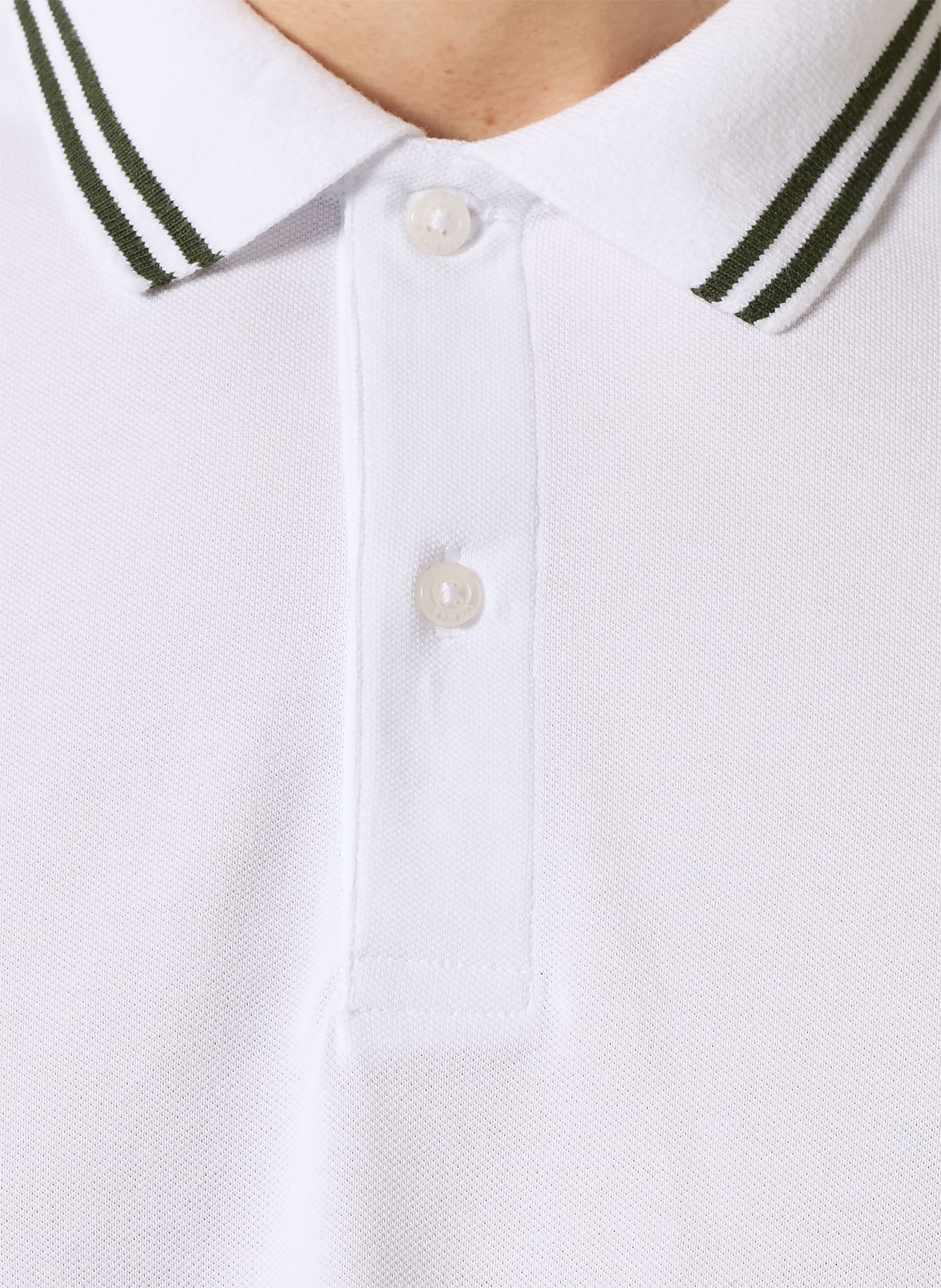 COLMAR Piqué-Poloshirt: WEISS