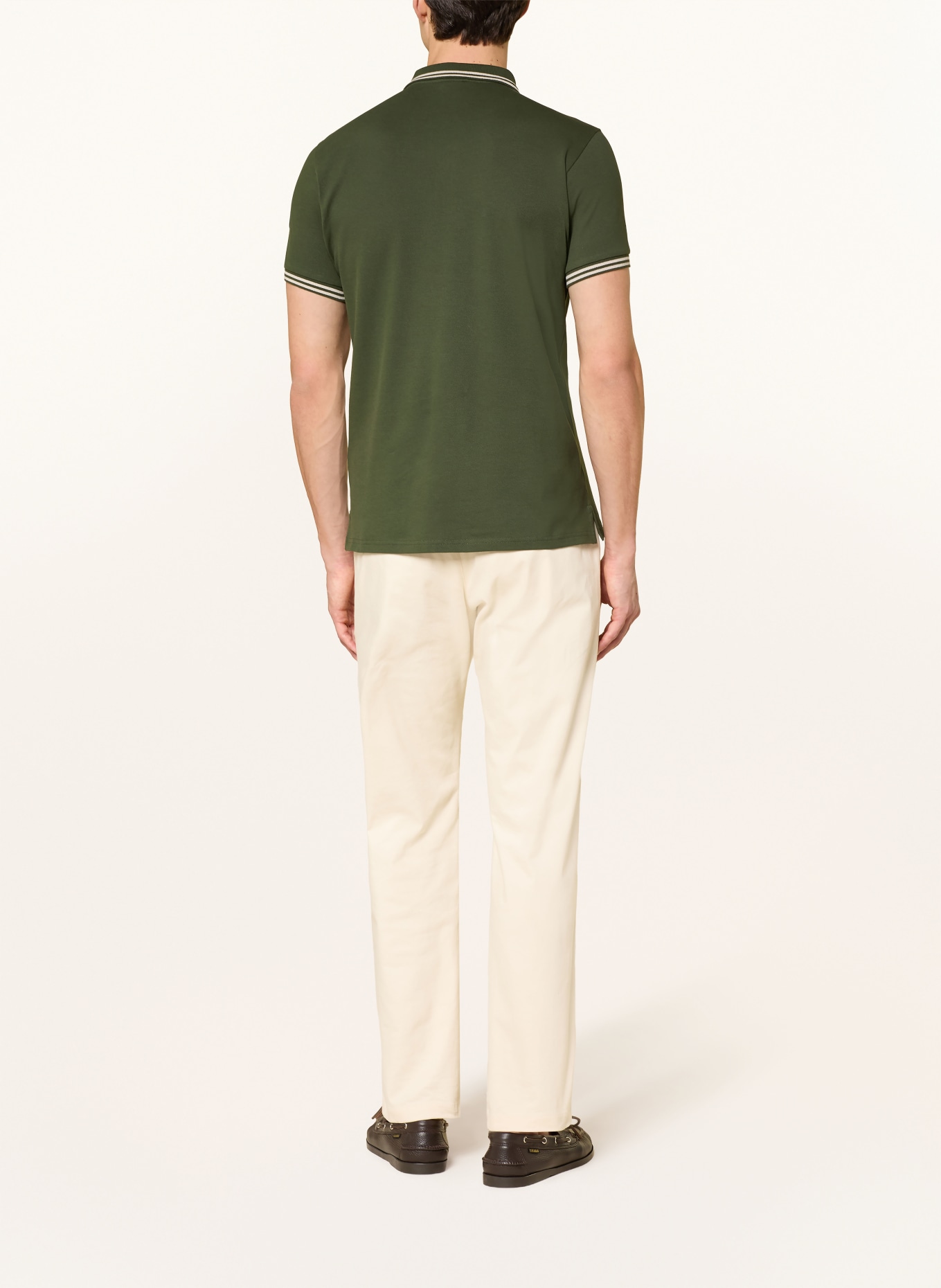 COLMAR Piqué-Poloshirt: DUNKELGRÜN