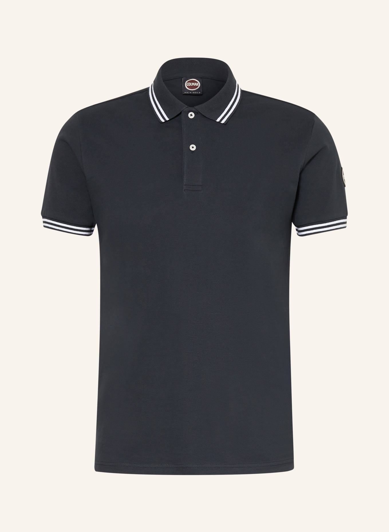 COLMAR Piqué-Poloshirt: DUNKELBLAU