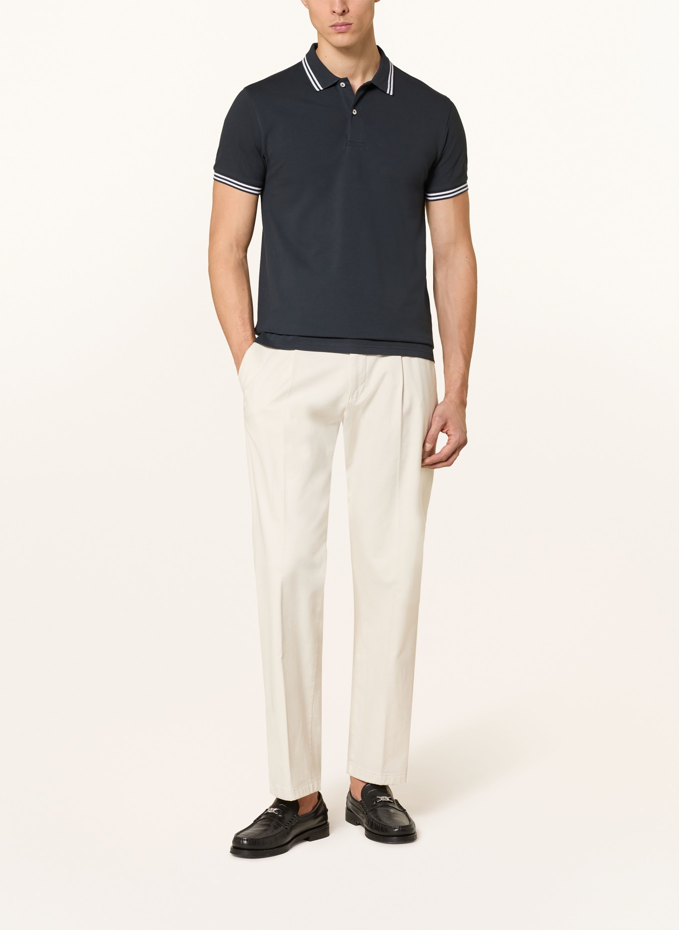 COLMAR Piqué-Poloshirt: DUNKELBLAU